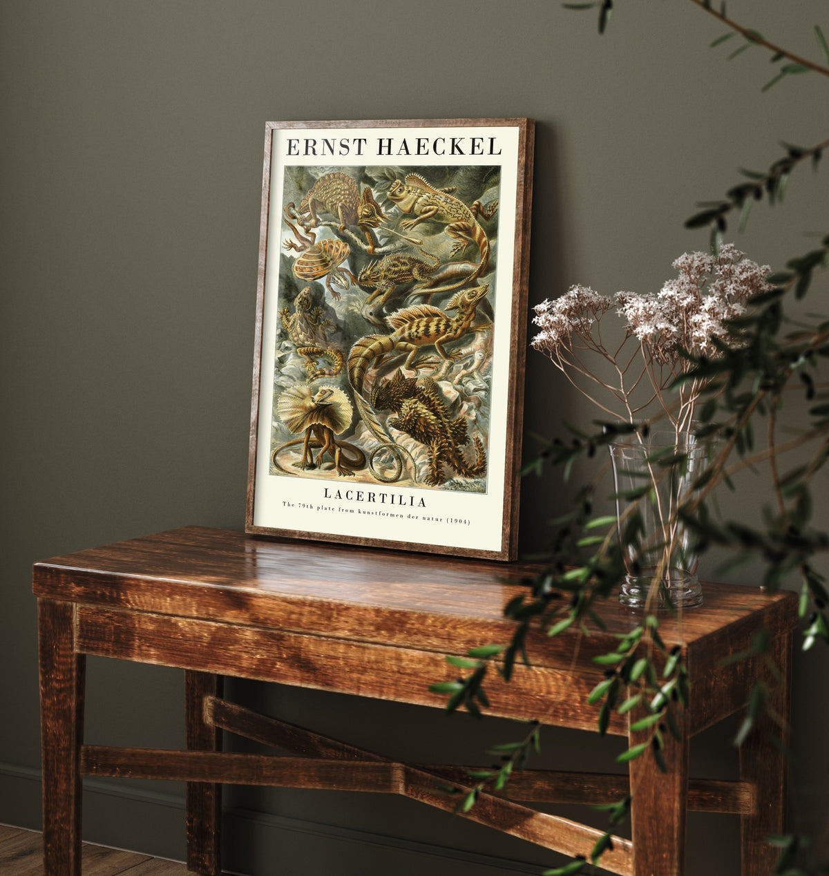 Lizards Art Print - Ernst Haeckel Poster - Lacertilia Plate 79 - Art Forms in Nature Vintage Illustration