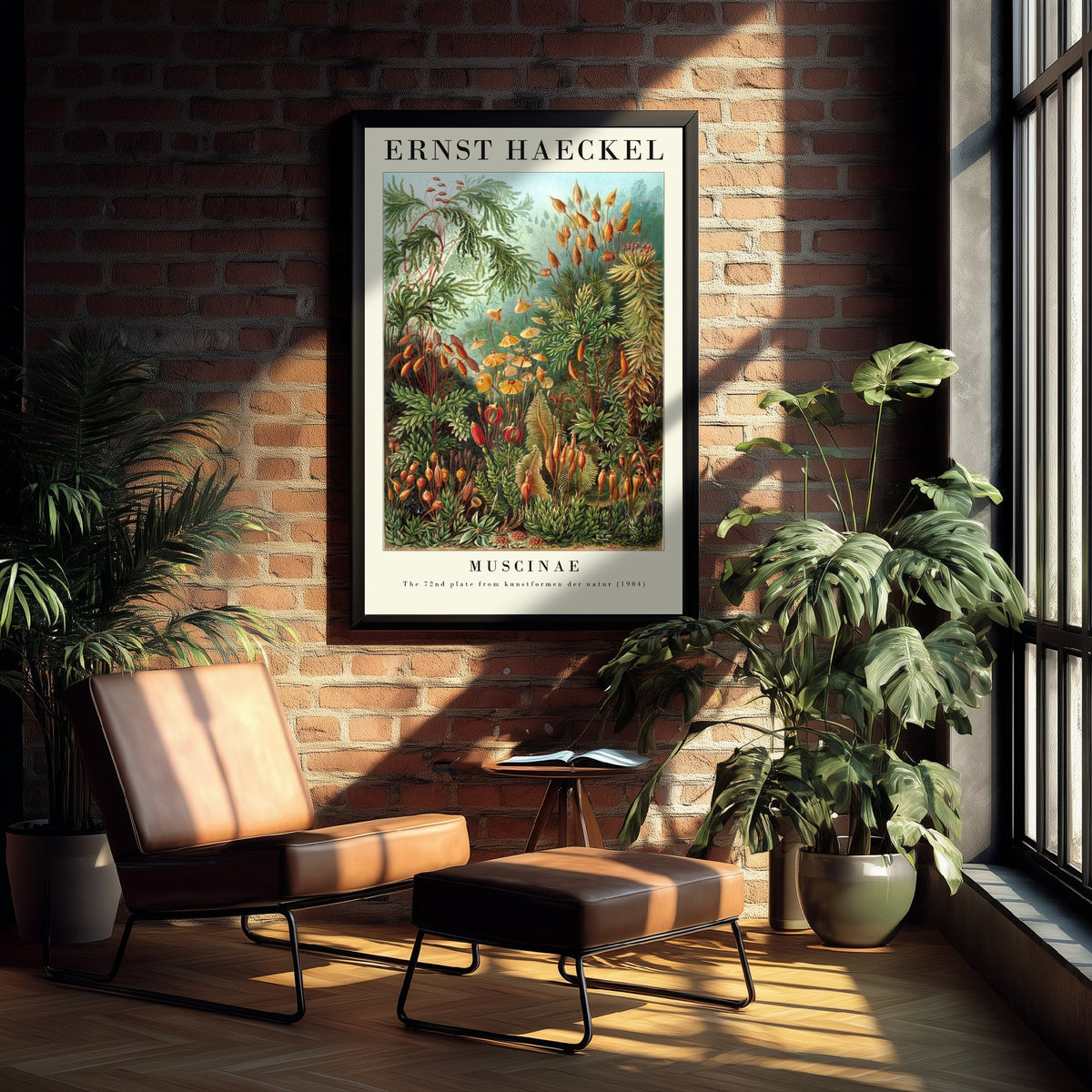 Mosses Art Print - Ernst Haeckel Poster - Muscinae Plate 72 - Art Forms in Nature Vintage Illustration