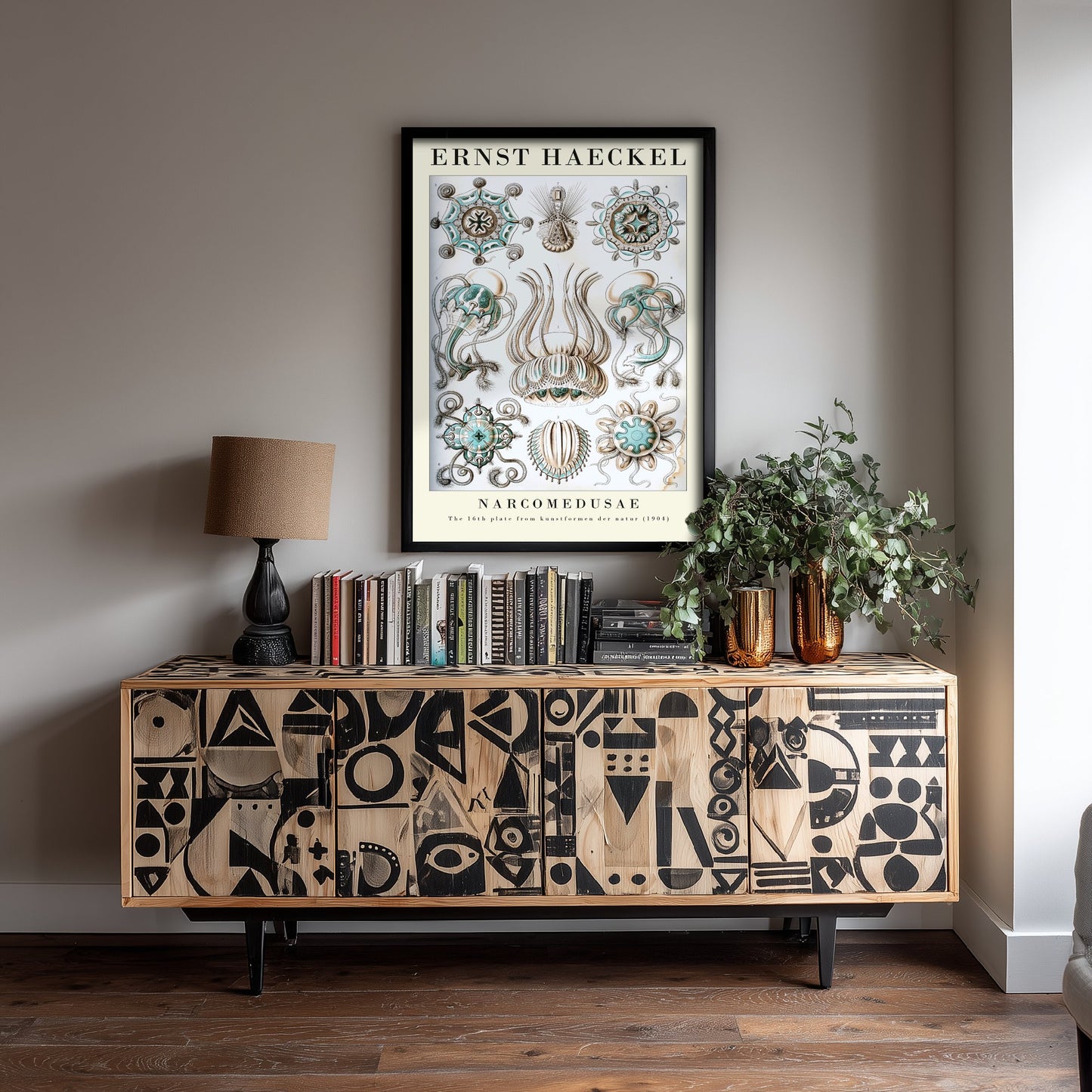 Jellyfish Art Print - Ernst Haeckel Poster - Narcomedusae Plate 16 - Art Forms in Nature Vintage Illustration