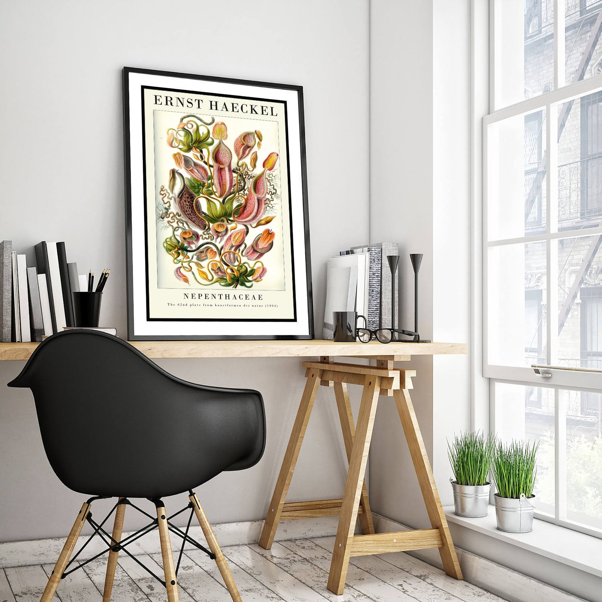 Pitcher Plants Art Print - Ernst Haeckel Poster - Nepenthaceae Plate 62 - Art Forms in Nature Vintage Illustration