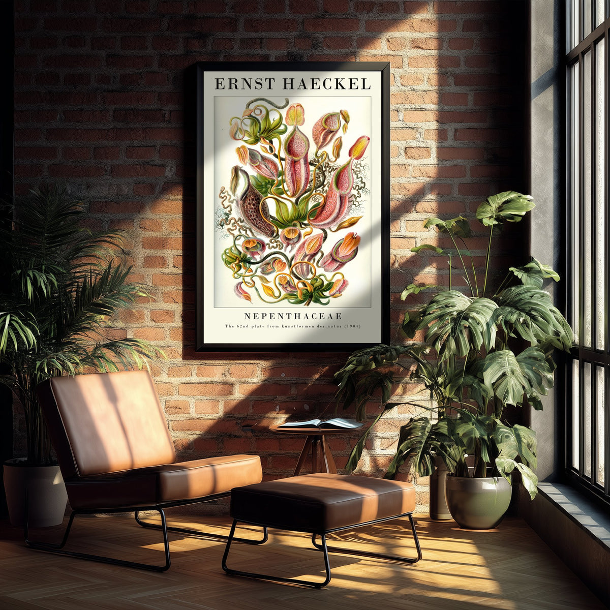Pitcher Plants Art Print - Ernst Haeckel Poster - Nepenthaceae Plate 62 - Art Forms in Nature Vintage Illustration