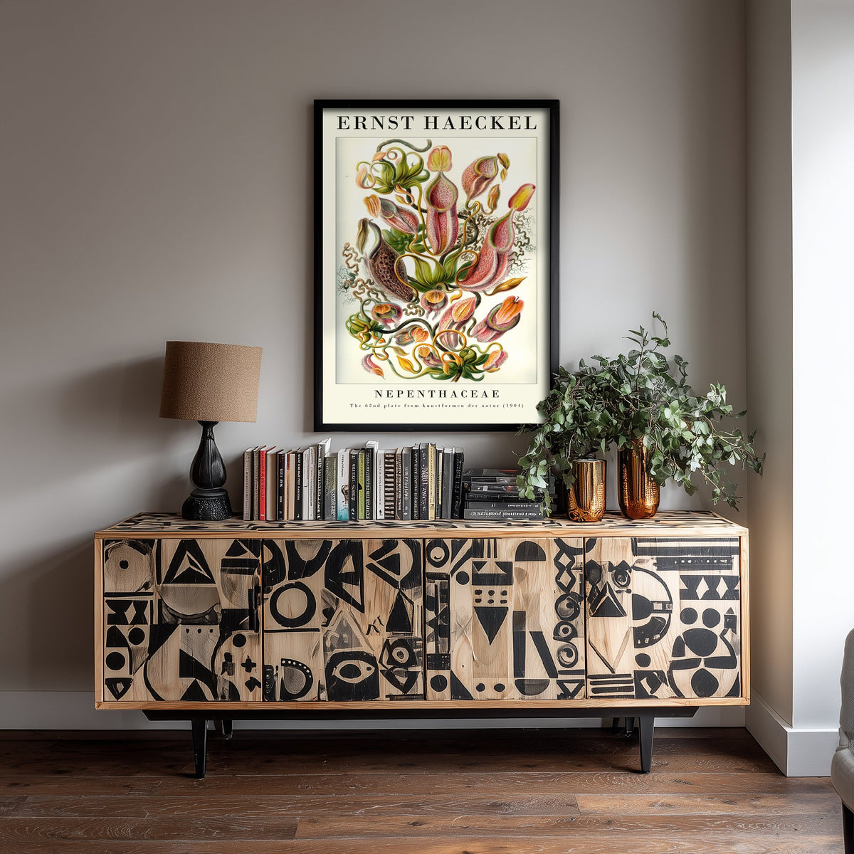 Pitcher Plants Art Print - Ernst Haeckel Poster - Nepenthaceae Plate 62 - Art Forms in Nature Vintage Illustration