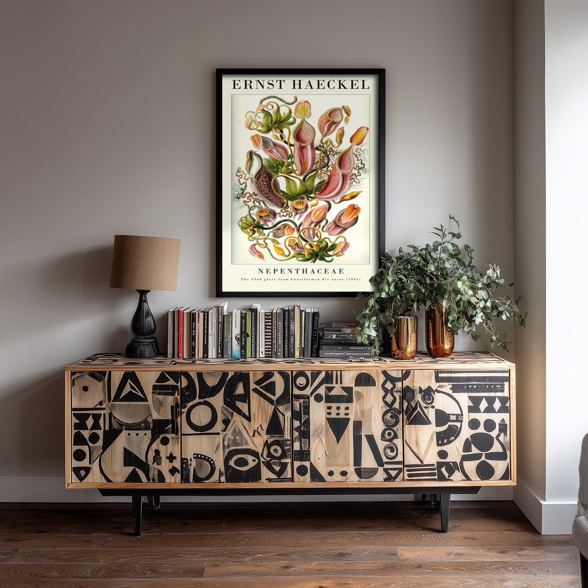 Pitcher Plants Art Print - Ernst Haeckel Poster - Nepenthaceae Plate 62 - Art Forms in Nature Vintage Illustration