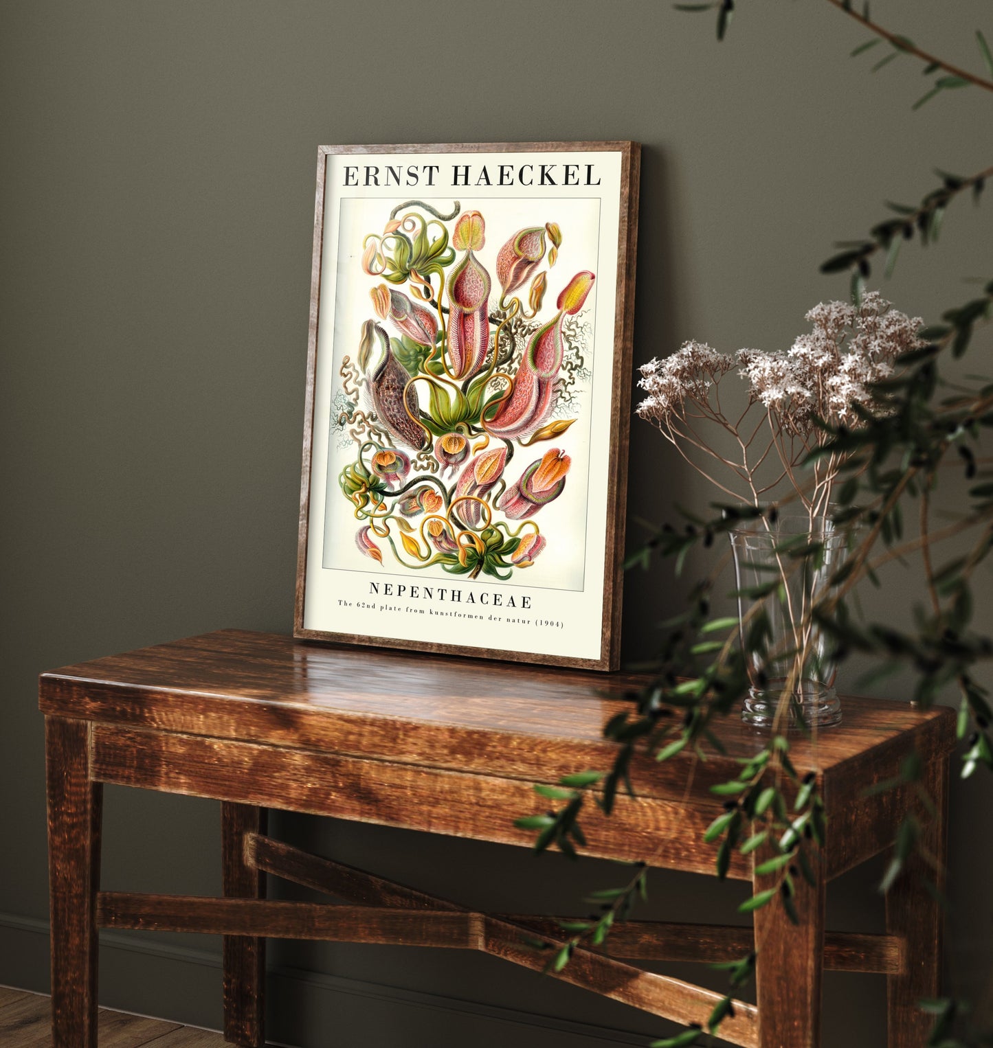 Pitcher Plants Art Print - Ernst Haeckel Poster - Nepenthaceae Plate 62 - Art Forms in Nature Vintage Illustration