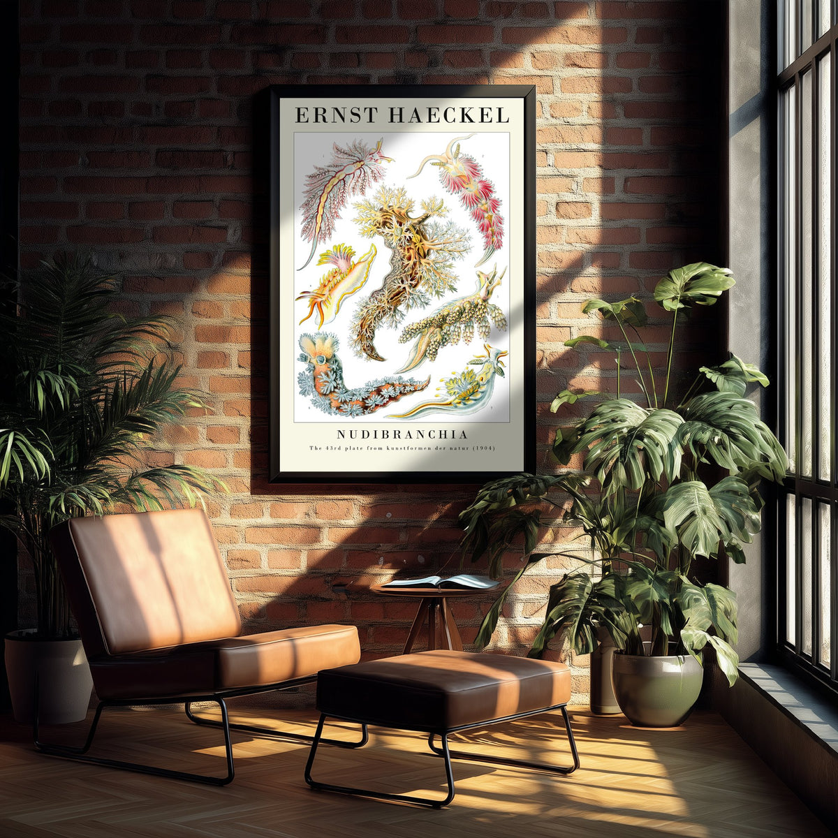 Sea Slugs Art Print - Ernst Haeckel Poster - Nudibranchia Plate 43 - Art Forms in Nature Vintage Illustration