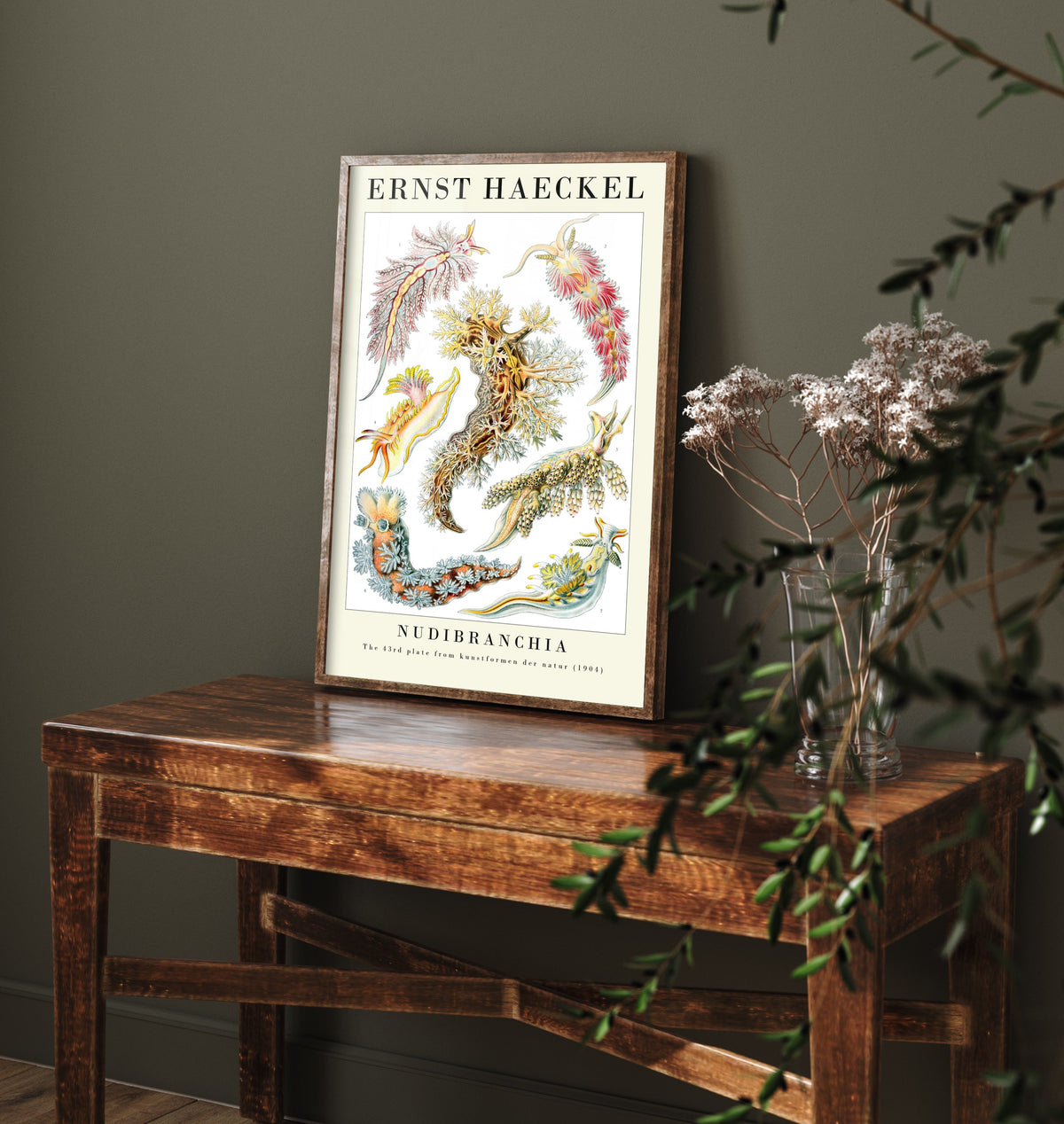 Sea Slugs Art Print - Ernst Haeckel Poster - Nudibranchia Plate 43 - Art Forms in Nature Vintage Illustration