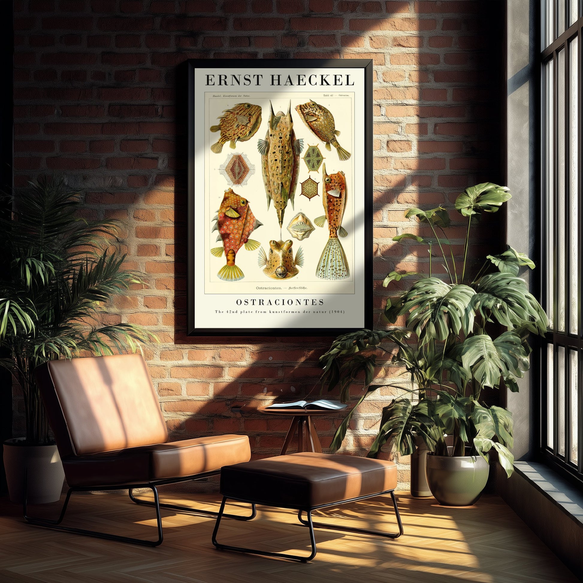 Boxfish Art Print - Ernst Haeckel Poster - Ostraciontes Plate 42 - Art Forms in Nature Vintage Illustration
