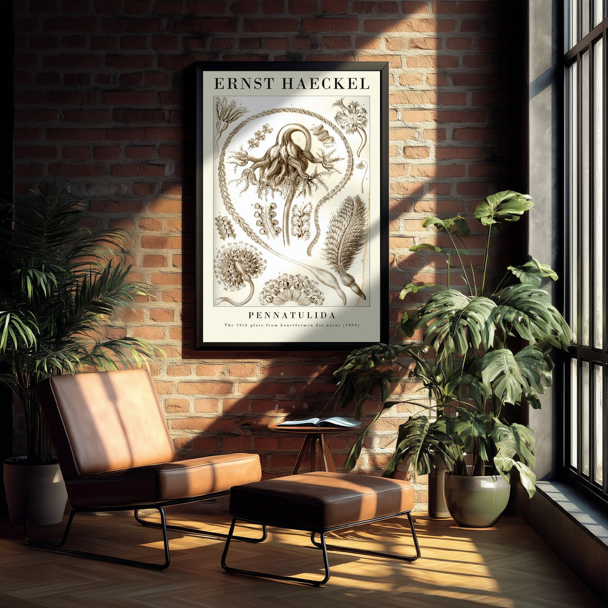 Sea Pens Art Print - Ernst Haeckel Poster - Pennatulida Plate 19 - Art Forms in Nature Vintage Illustration