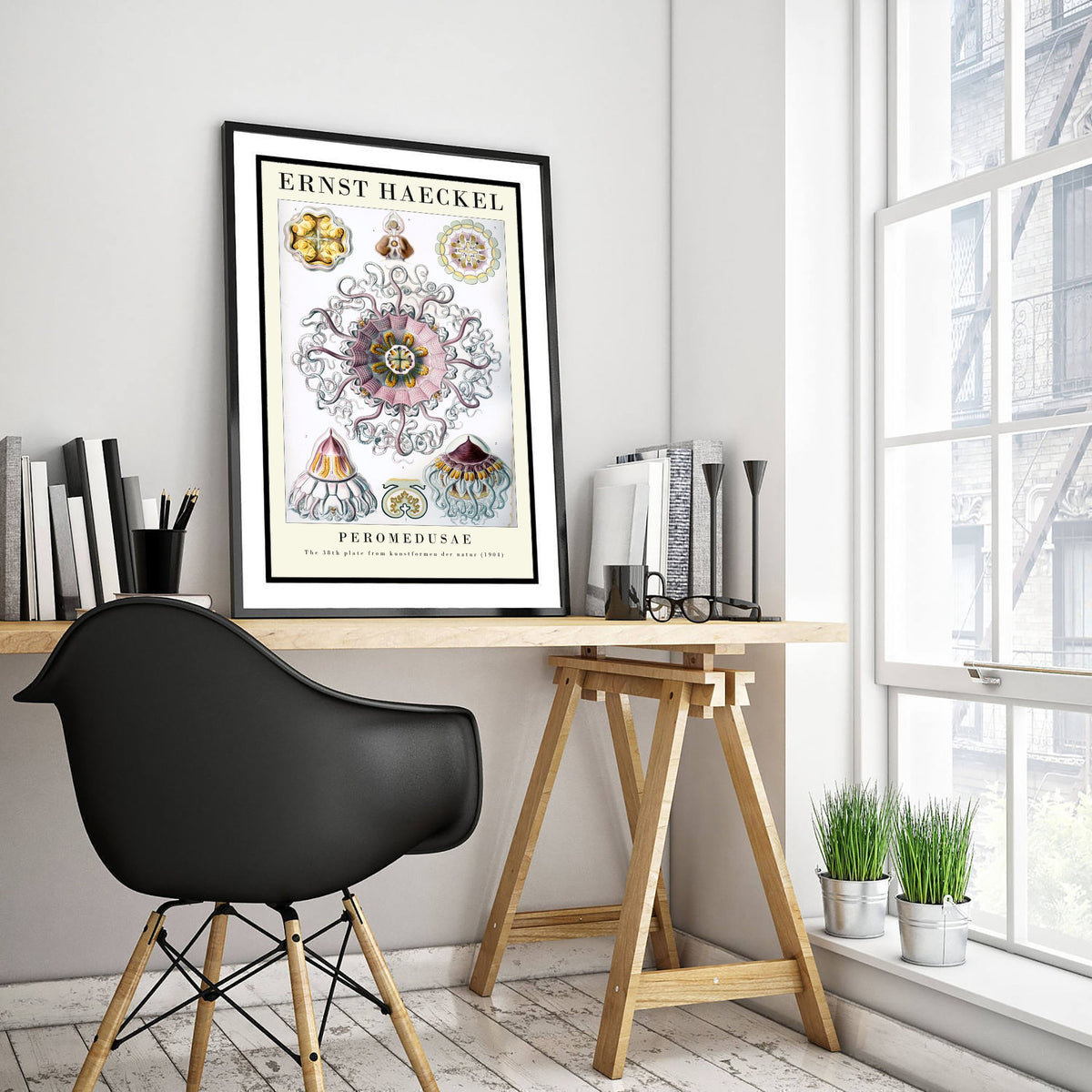 Jellyfish Art Print - Ernst Haeckel Poster - Peromedusae Plate 38 - Art Forms in Nature Vintage Illustration