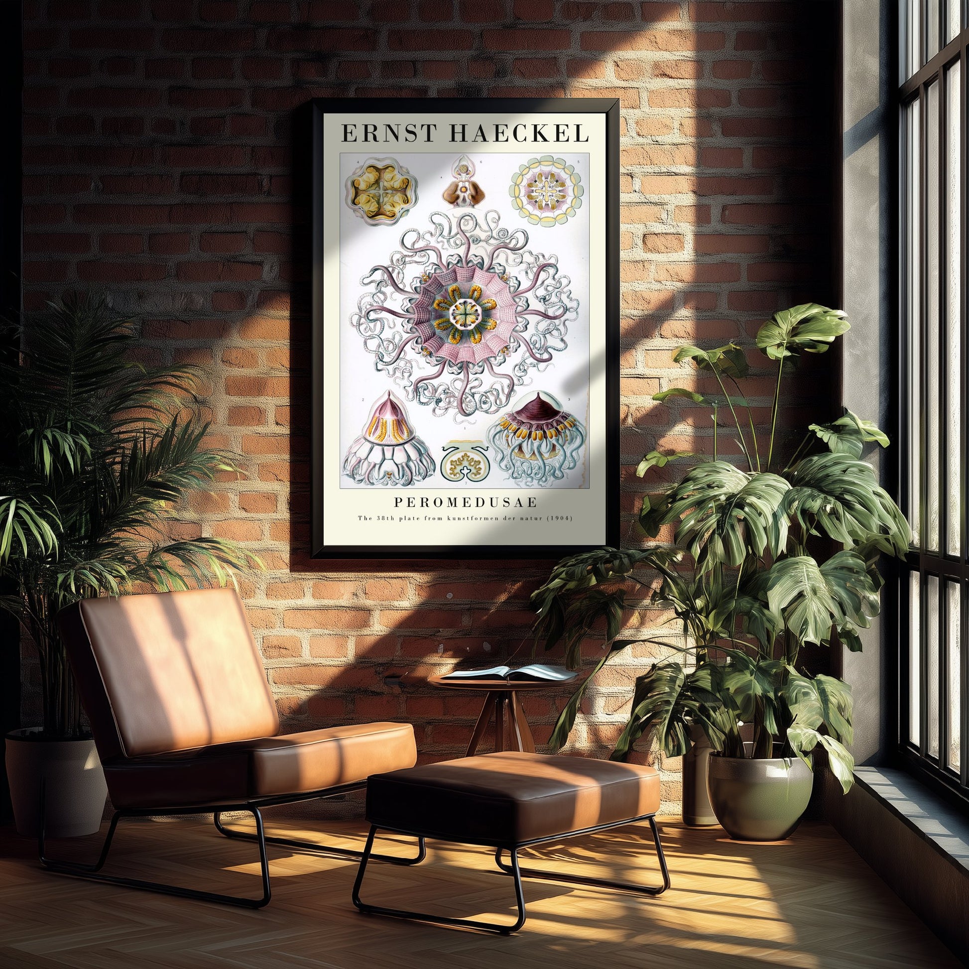Jellyfish Art Print - Ernst Haeckel Poster - Peromedusae Plate 38 - Art Forms in Nature Vintage Illustration