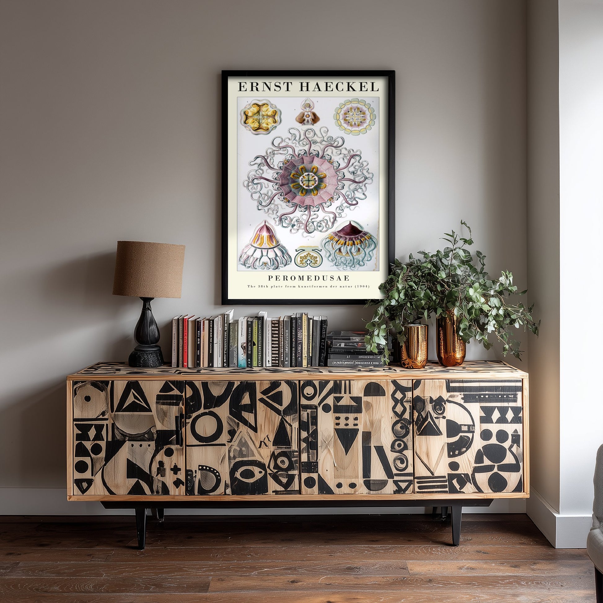 Jellyfish Art Print - Ernst Haeckel Poster - Peromedusae Plate 38 - Art Forms in Nature Vintage Illustration