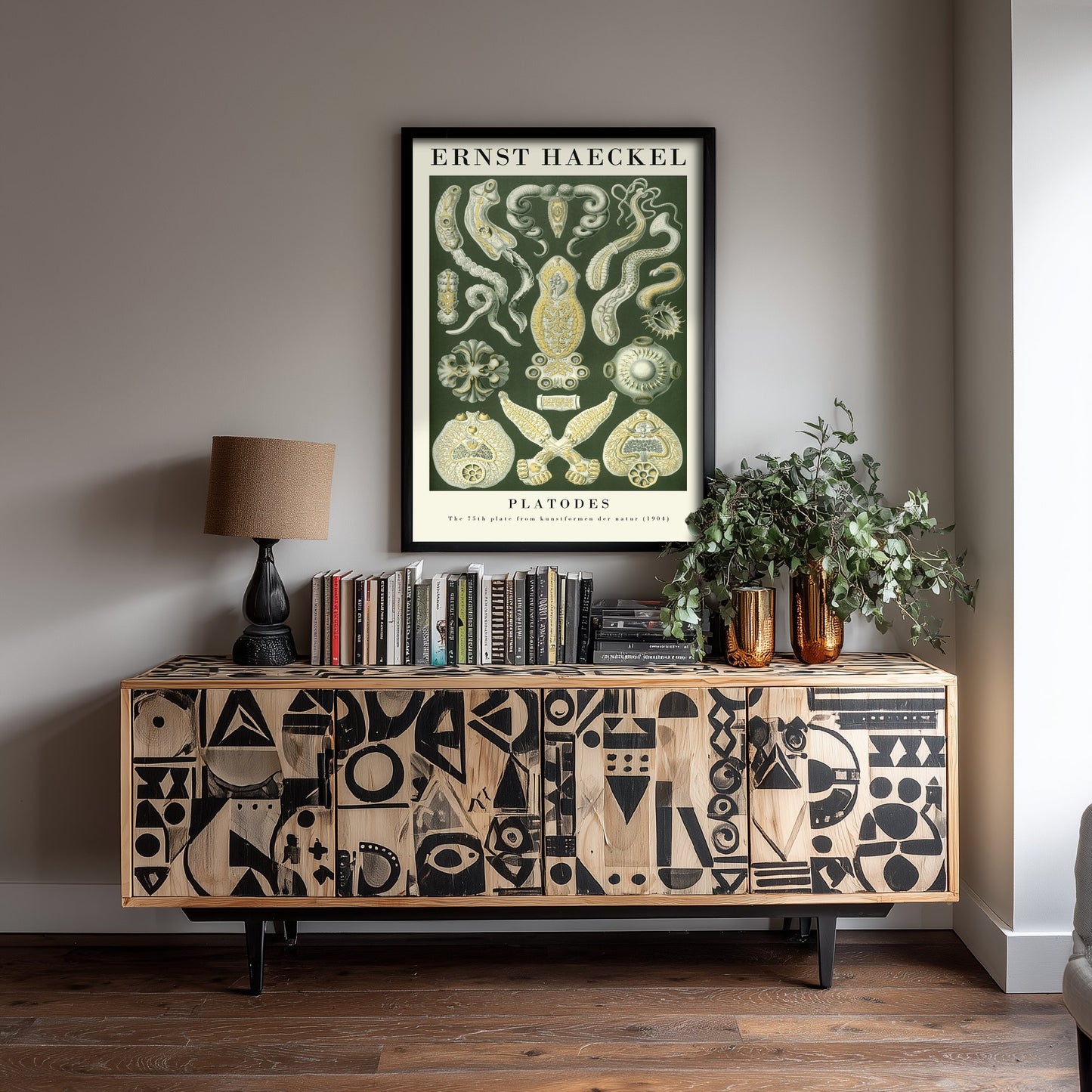 Flatworms Art Print - Ernst Haeckel Poster - Platodes Plate 75 - Art Forms in Nature Vintage Illustration