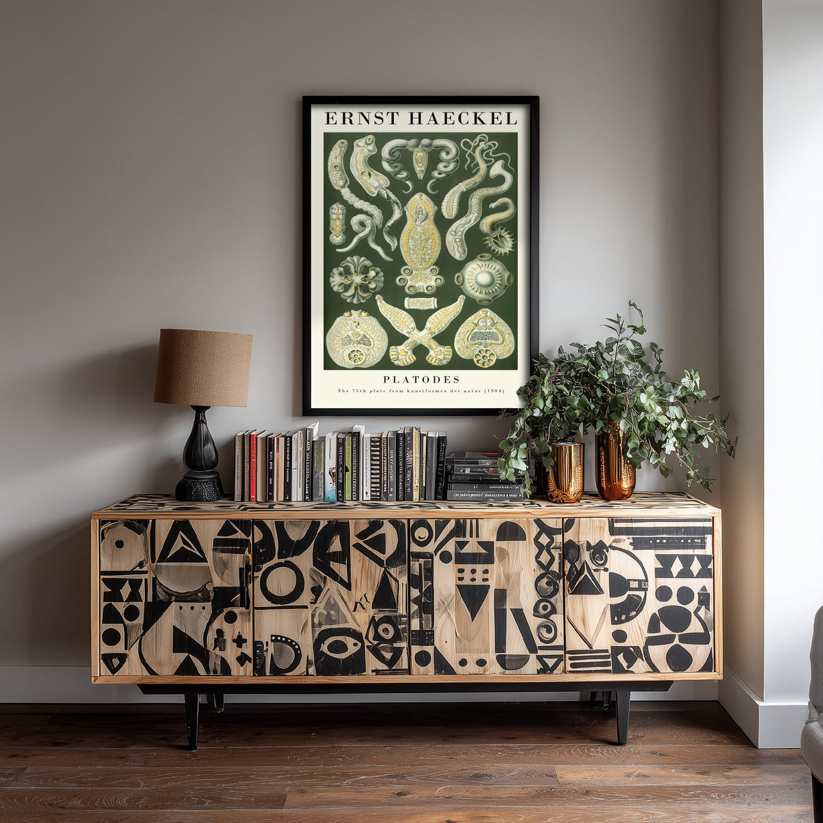 Flatworms Art Print - Ernst Haeckel Poster - Platodes Plate 75 - Art Forms in Nature Vintage Illustration
