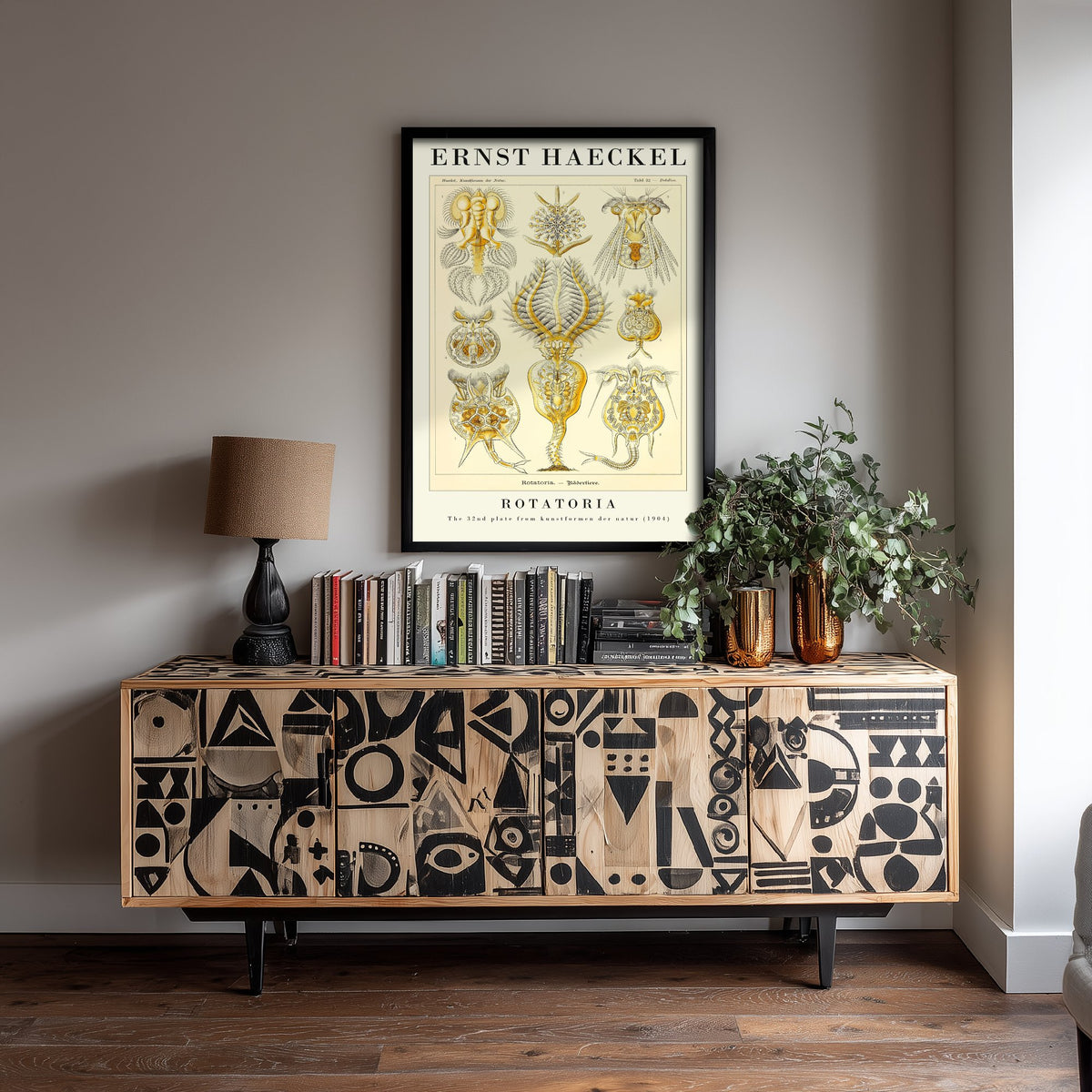 Rotifers Art Print - Ernst Haeckel Poster - Rotatoria Plate 32 - Art Forms in Nature Vintage Illustration