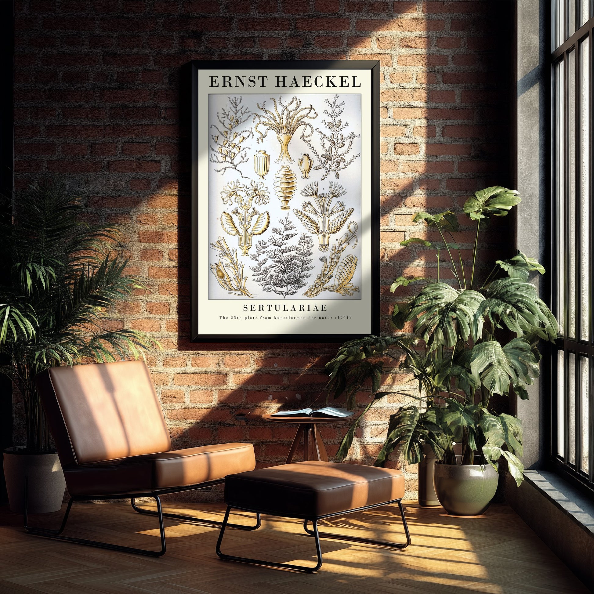Hydroids Art Print - Ernst Haeckel Poster - Sertulariae Plate 25 - Art Forms in Nature Vintage Illustration