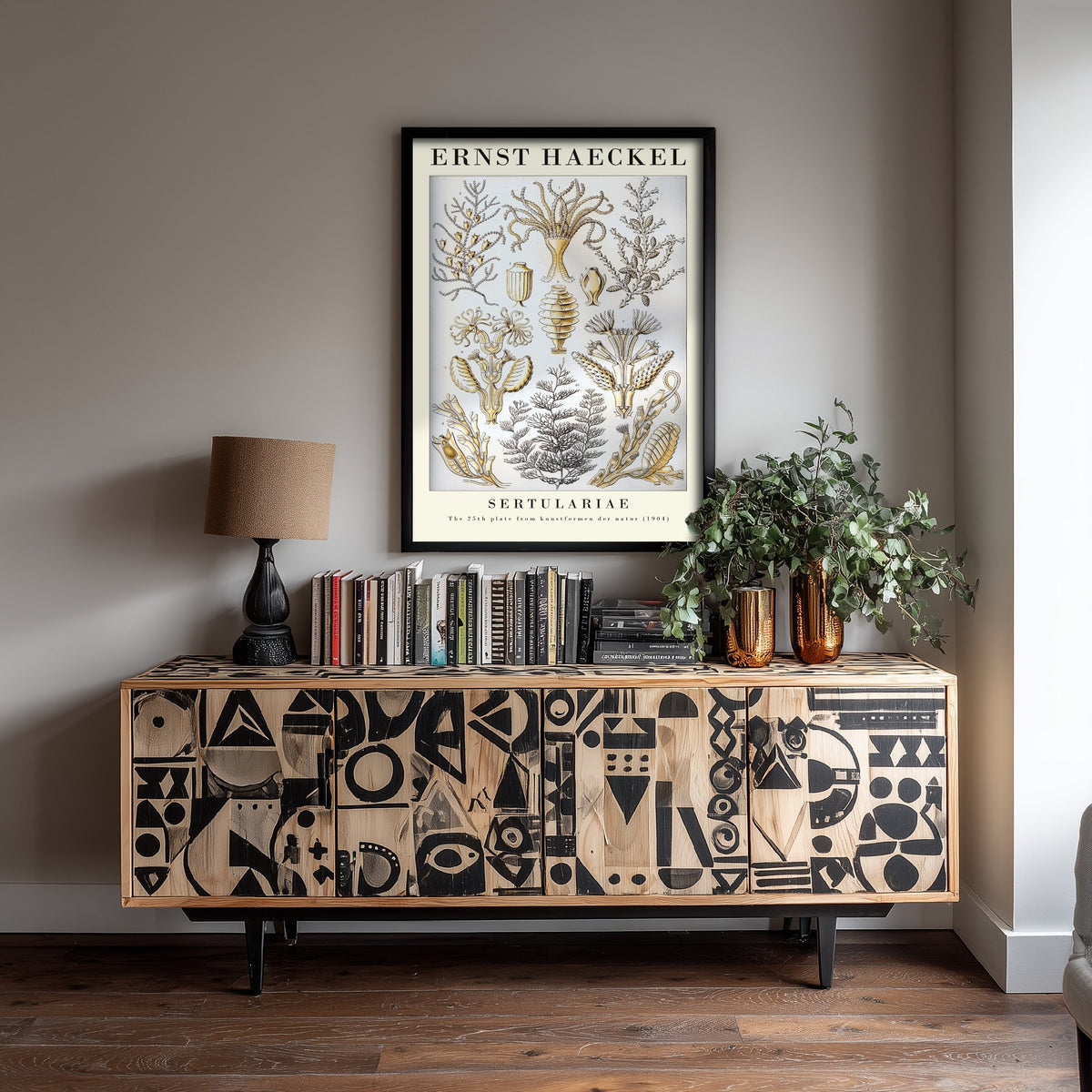 Hydroids Art Print - Ernst Haeckel Poster - Sertulariae Plate 25 - Art Forms in Nature Vintage Illustration