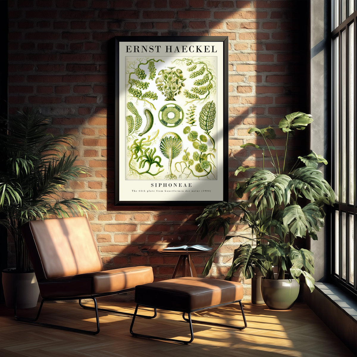 Green Algae Art Print - Ernst Haeckel Poster - Siphoneae Plate 64 - Art Forms in Nature Vintage Illustration