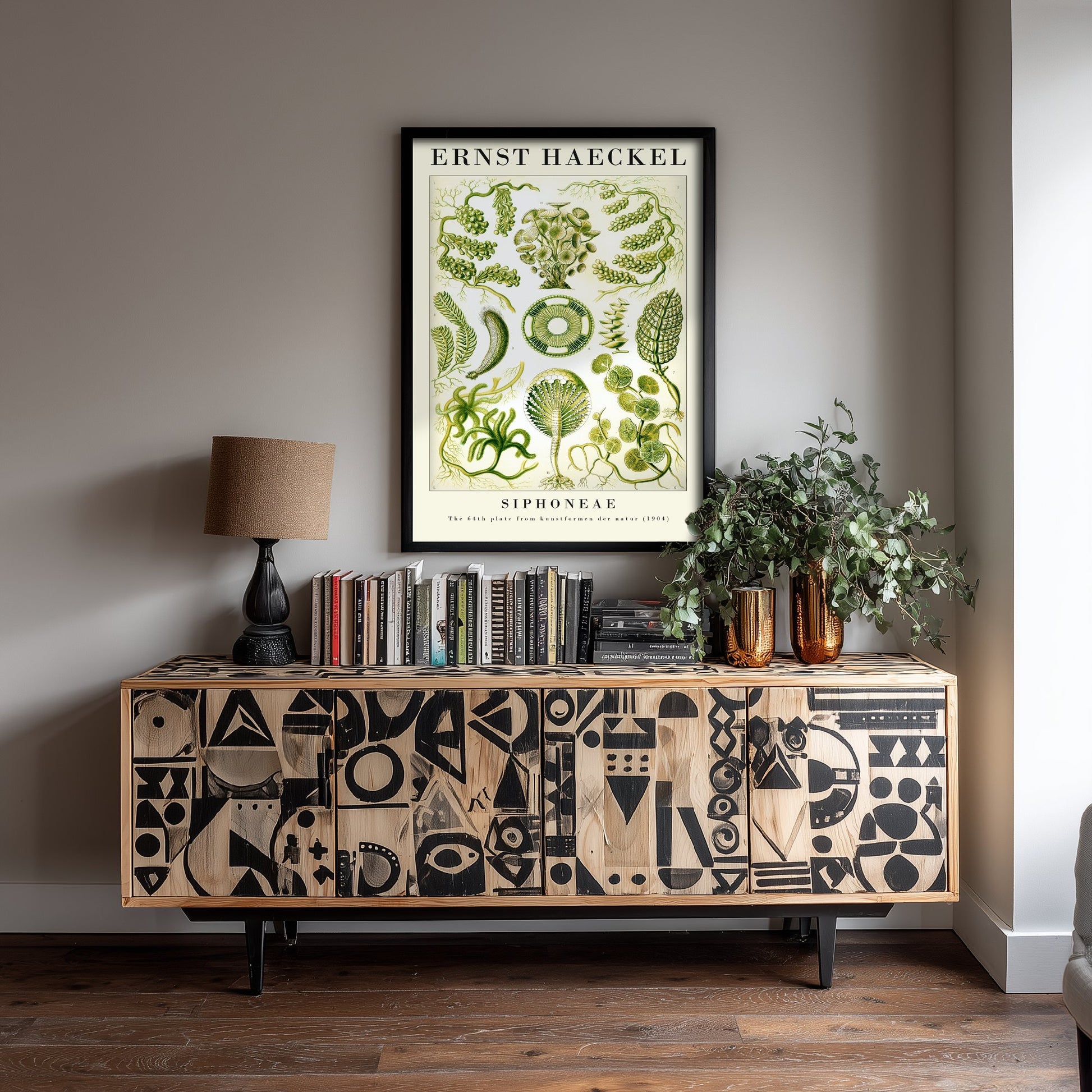 Green Algae Art Print - Ernst Haeckel Poster - Siphoneae Plate 64 - Art Forms in Nature Vintage Illustration