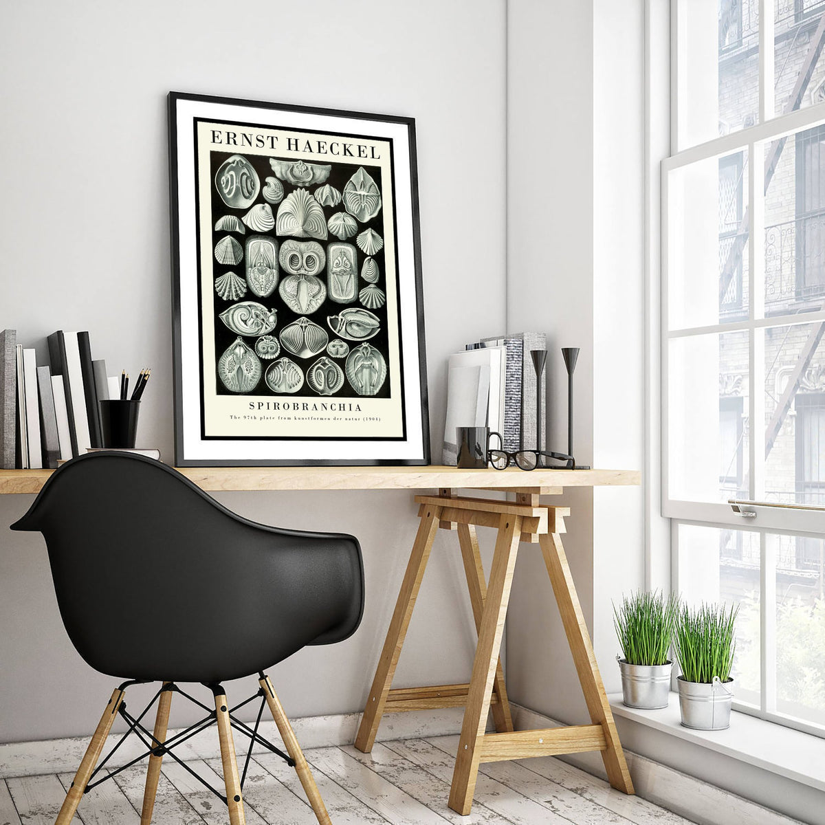 Fanworms Art Print - Ernst Haeckel Poster - Spirobranchia Plate 97 - Art Forms in Nature Vintage Illustration