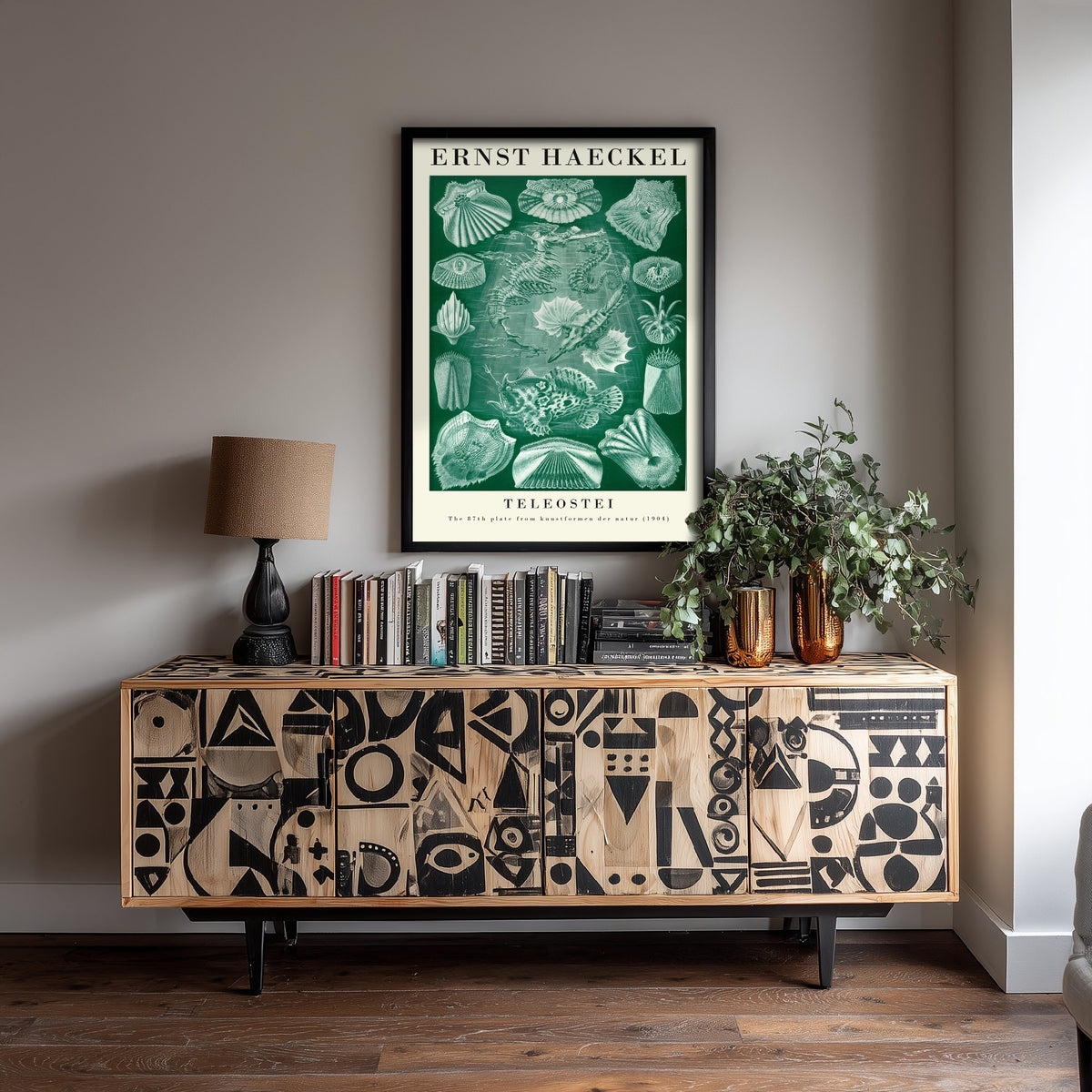 Bony Fish Art Print - Ernst Haeckel Poster - Teleostei Plate 87 - Art Forms in Nature Vintage Illustration
