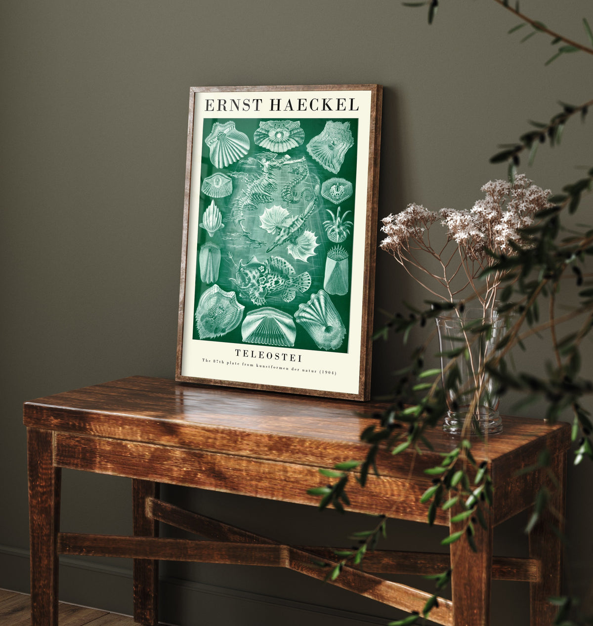 Bony Fish Art Print - Ernst Haeckel Poster - Teleostei Plate 87 - Art Forms in Nature Vintage Illustration