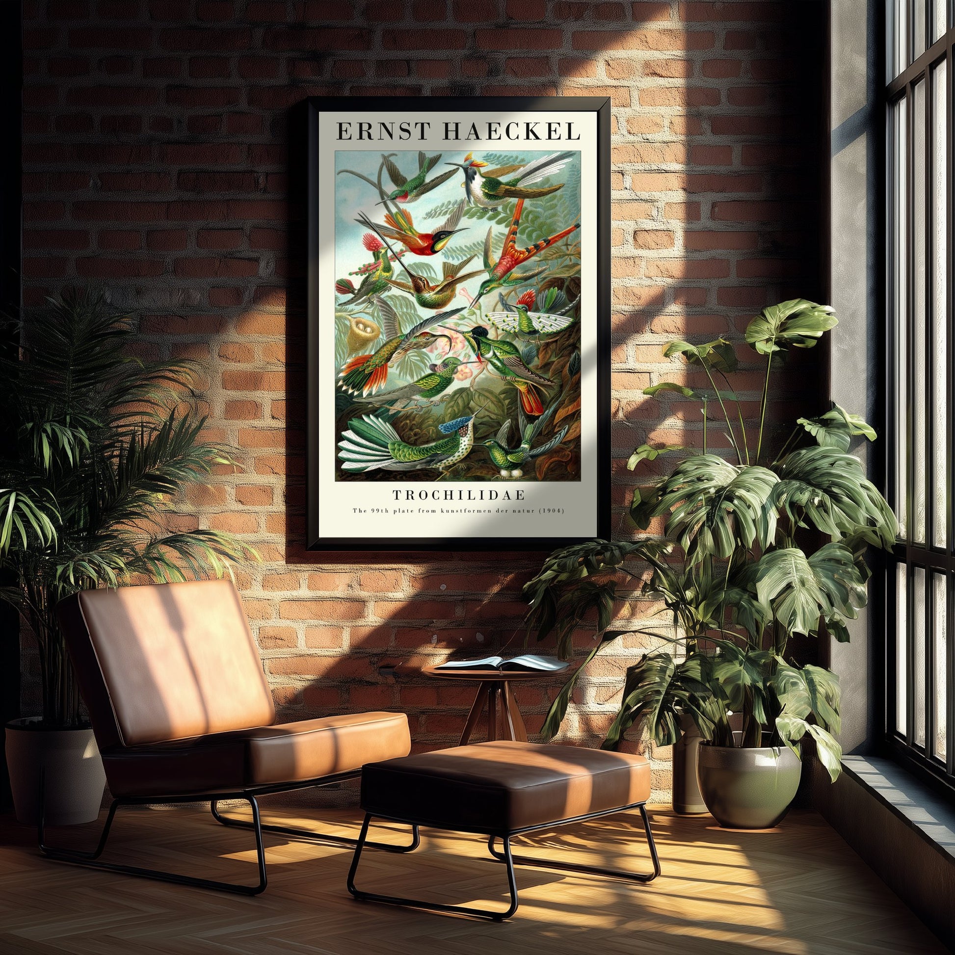 Hummingbirds Art Print - Ernst Haeckel Poster - Trochilidae Plate 99 - Art Forms in Nature Vintage Illustration