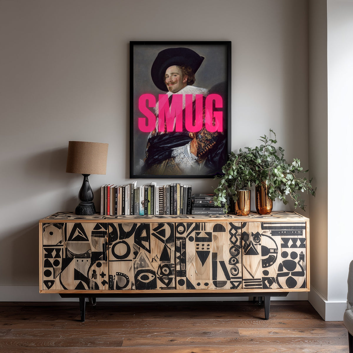 Smug Funny Art Print - The Laughing Cavalier by Frans Hals Parody Poster - Altered Classic Painting - Dad Gift
