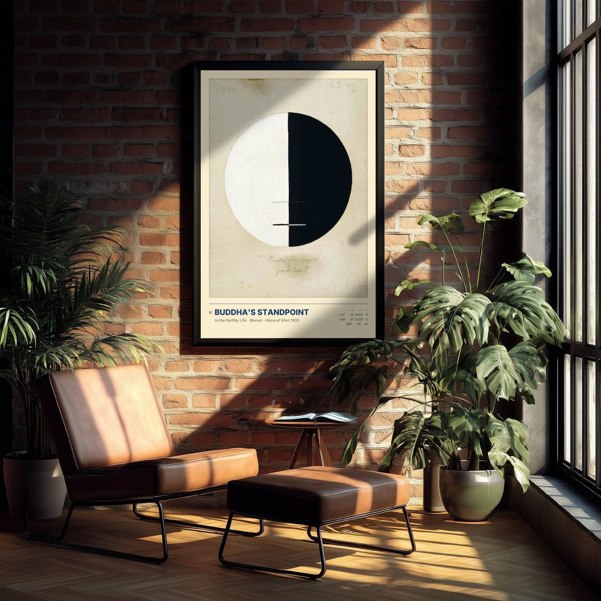 Hilma af Klint - Buddha's Standpoint in the Earthly Life No. 3a (1920) - Abstract Painting Art Print - Zen Circle Poster
