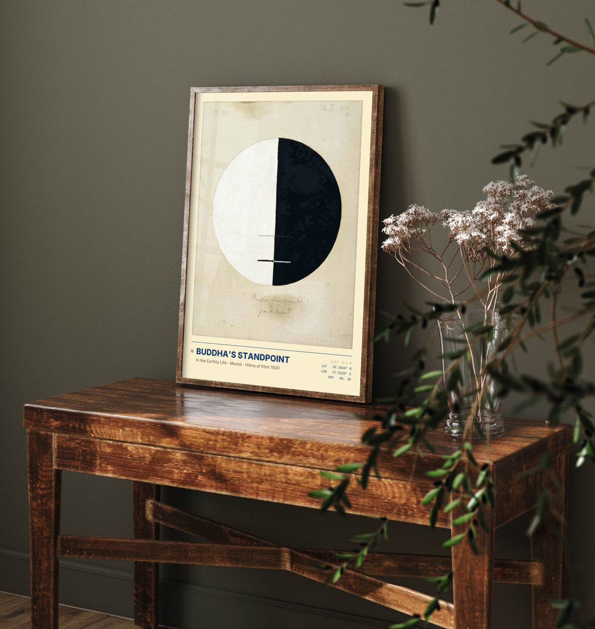 Hilma af Klint - Buddha's Standpoint in the Earthly Life No. 3a (1920) - Abstract Painting Art Print - Zen Circle Poster