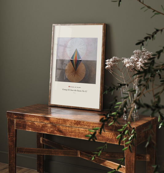 Hilma af Klint - The Swan No. 12 (1915) - Rainbow Prism Painting - Abstract Art Print Poster - Group IX SUW
