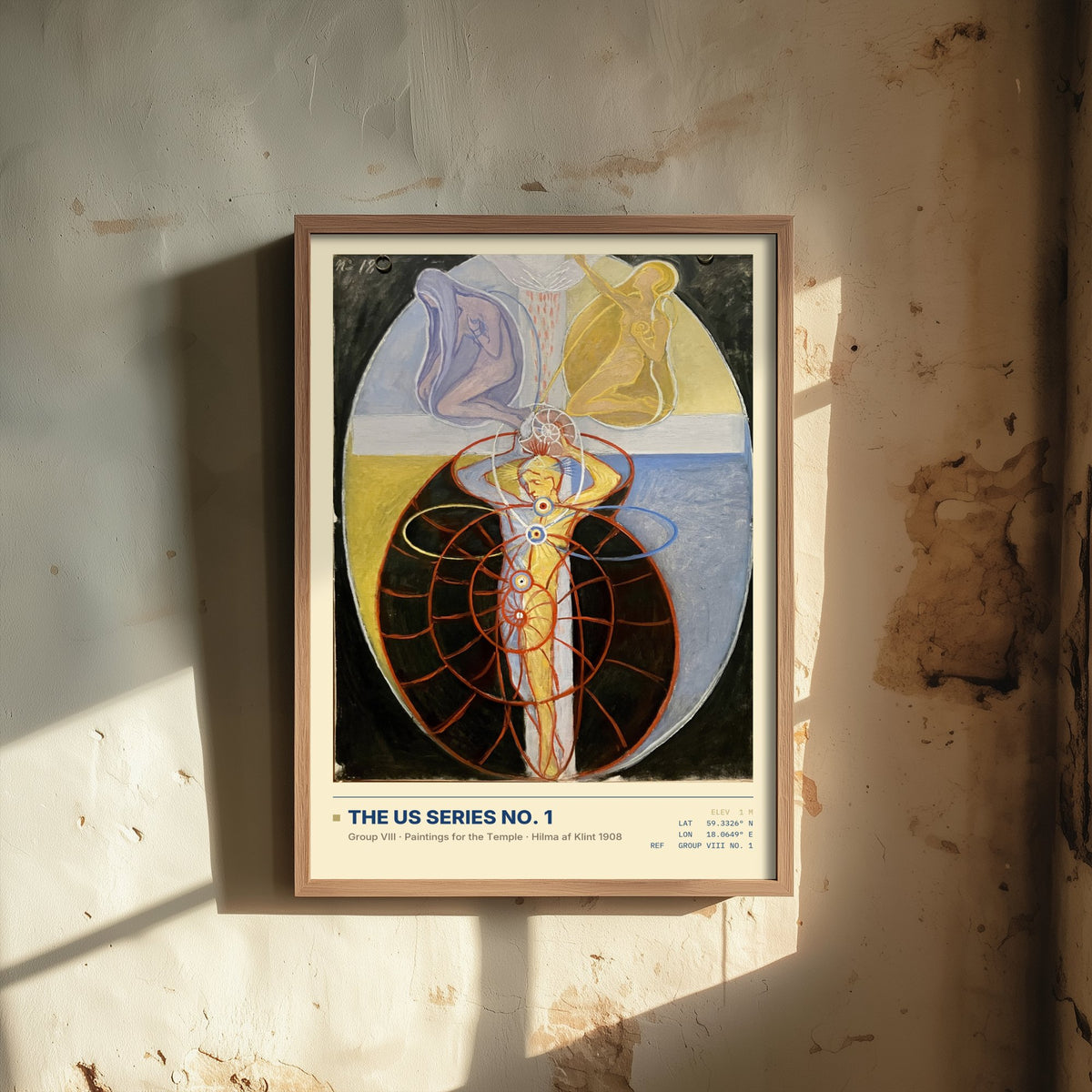 Hilma af Klint - The US Series No. 1 (1908) - Group VIII Painting Art Print - Symbolist Spiral Poster