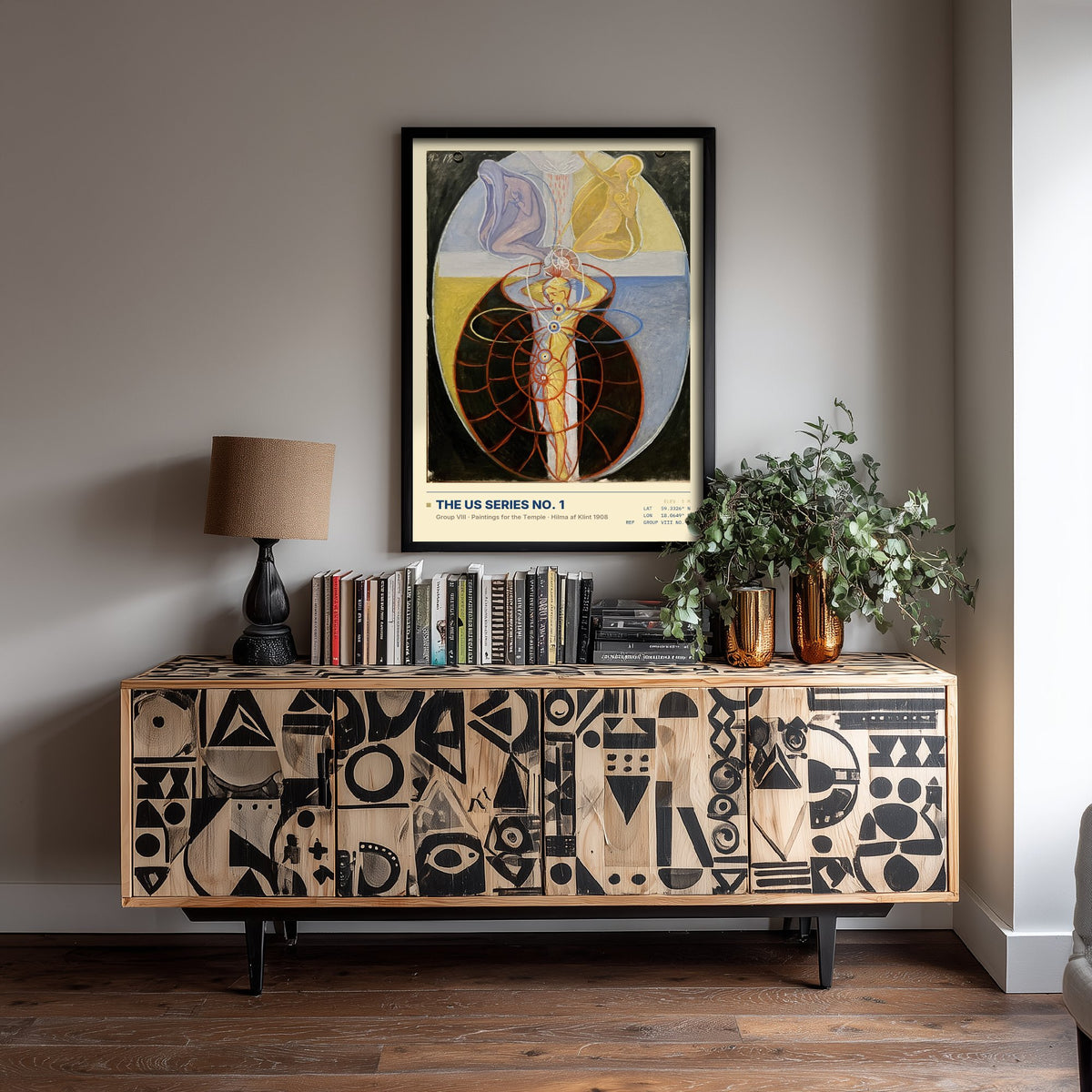 Hilma af Klint - The US Series No. 1 (1908) - Group VIII Painting Art Print - Symbolist Spiral Poster