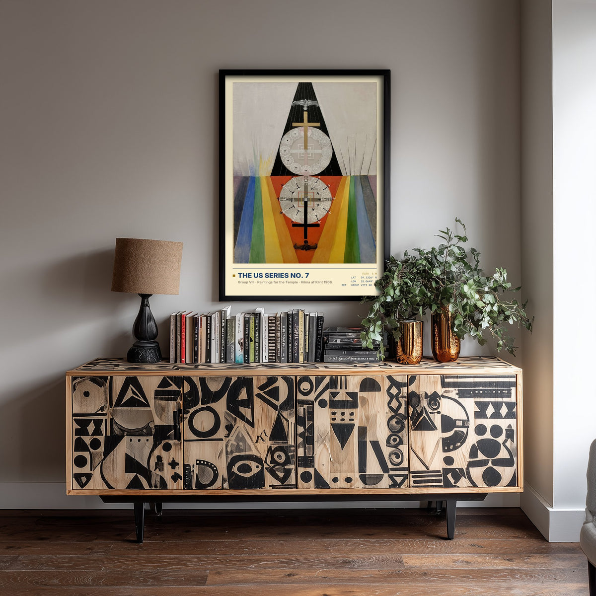 Hilma af Klint - The US Series No. 7 (1908) - Group VIII Painting Art Print - Rainbow Ray Mystic Poster