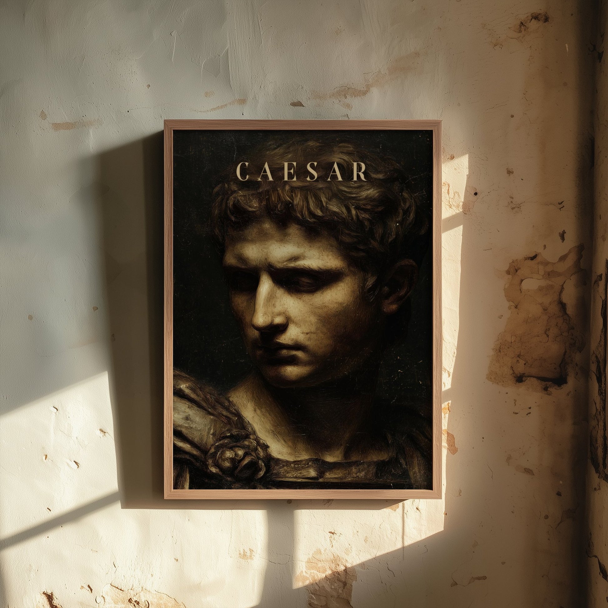 Augustus Caesar Portrait Art Print - Roman Emperor Poster - Cinematic Portrait Painting - History 2/3