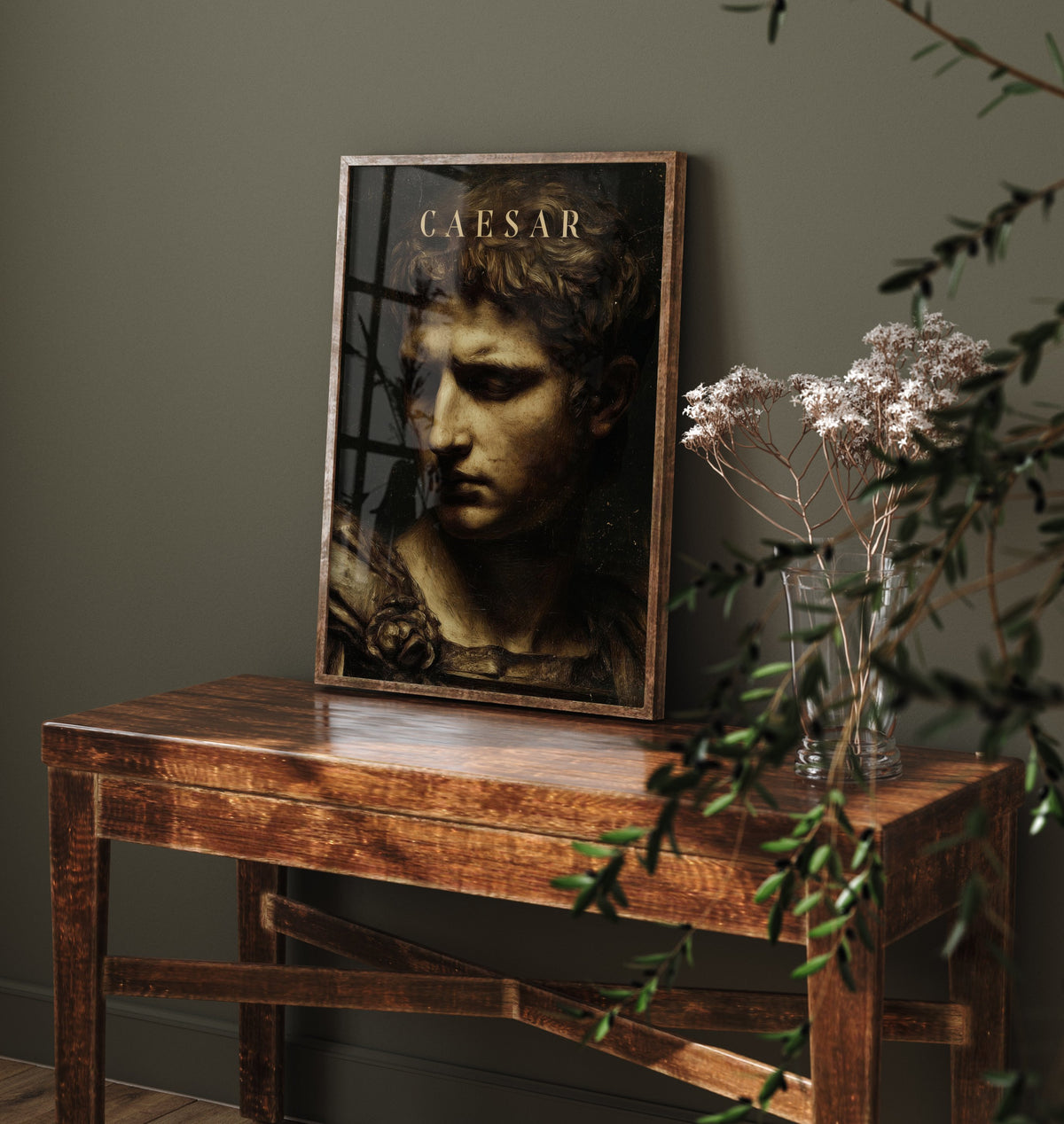 Augustus Caesar Portrait Art Print - Roman Emperor Poster - Cinematic Portrait Painting - History 2/3