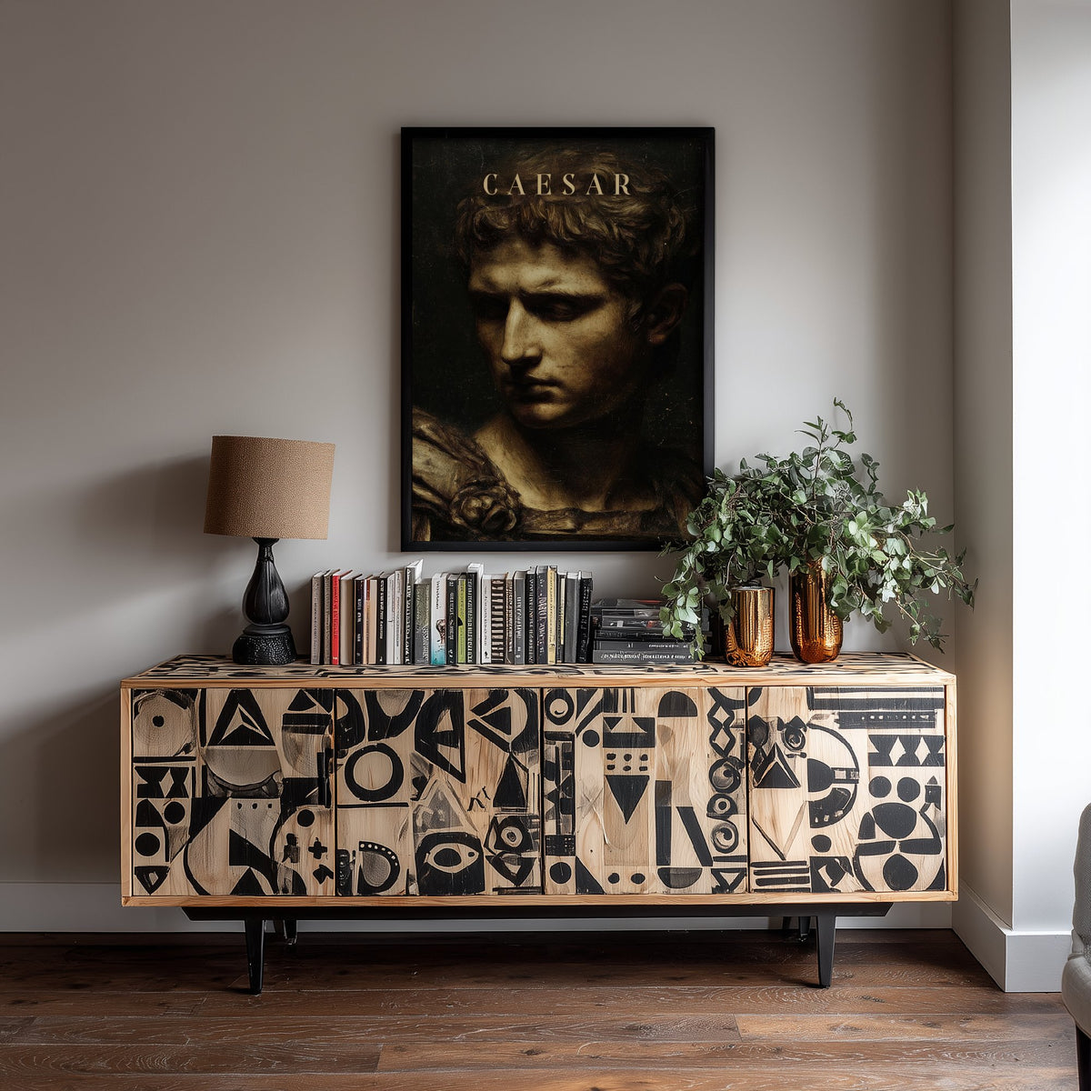 Augustus Caesar Portrait Art Print - Roman Emperor Poster - Cinematic Portrait Painting - History 2/3