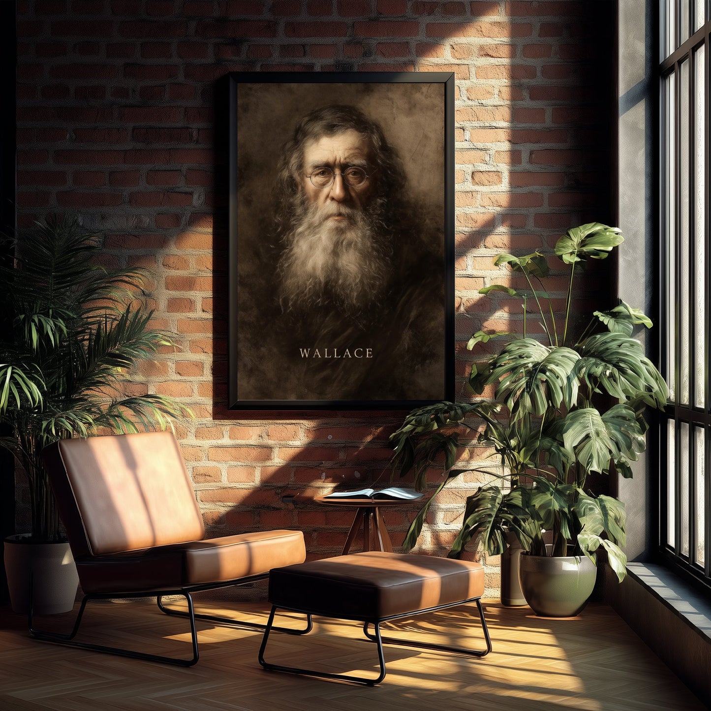 Alfred Russel Wallace Portrait Art Print - Naturalist Poster - Cinematic Portrait Painting - Evolution 1/3