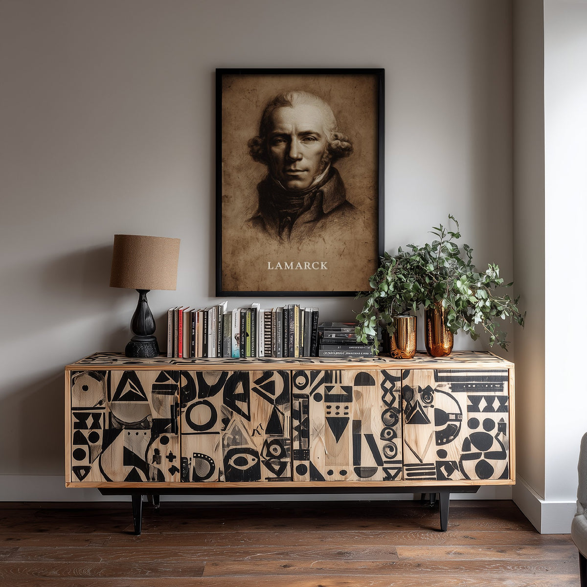 Jean-Baptiste Lamarck Portrait Art Print - Naturalist Poster - Cinematic Portrait Painting - Evolution 2/3