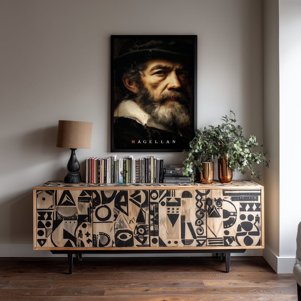 Ferdinand Magellan Portrait Art Print - Explorer Poster - Cinematic Portrait Painting - Age of Discovery 1/3