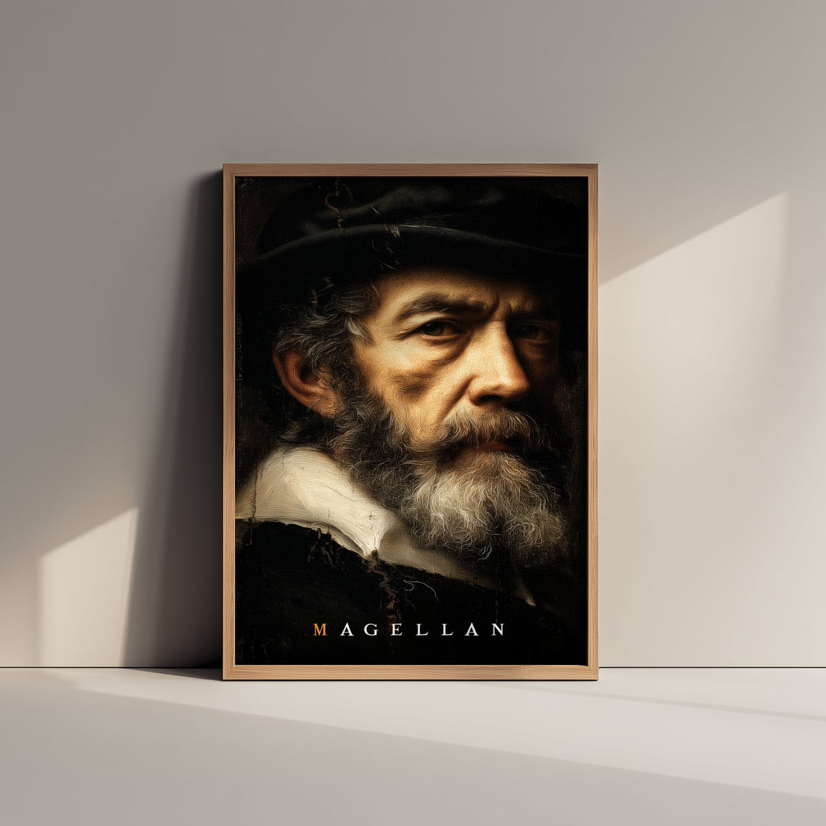 Ferdinand Magellan Portrait Art Print - Explorer Poster - Cinematic Portrait Painting - Age of Discovery 1/3