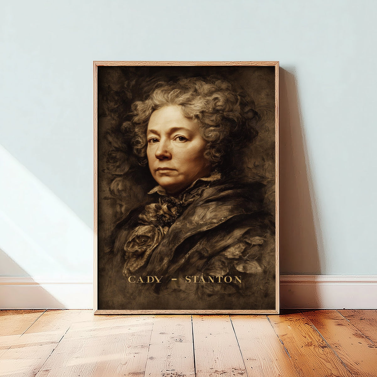 Elizabeth Cady Stanton Portrait Art Print - Suffragist Poster - Cinematic Portrait Painting - Women's Rights 3/3
