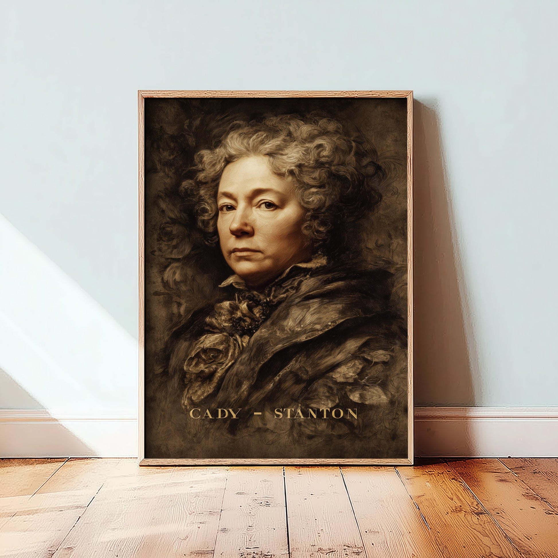 Elizabeth Cady Stanton Portrait Art Print - Suffragist Poster - Cinematic Portrait Painting - Women's Rights 3/3