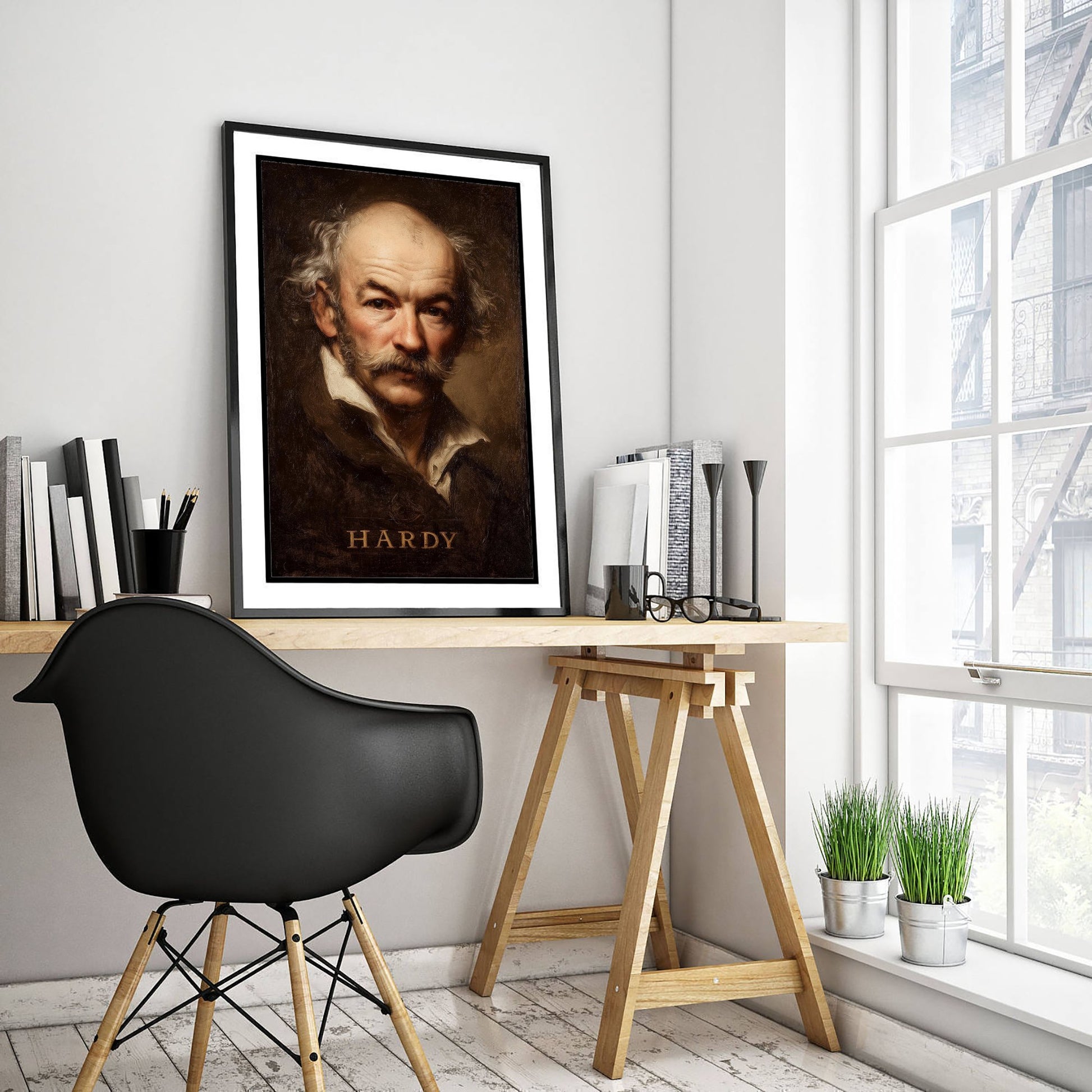 Thomas Hardy Portrait Art Print - Victorian Novelist Poster - Cinematic Portrait Painting - Author 2/3
