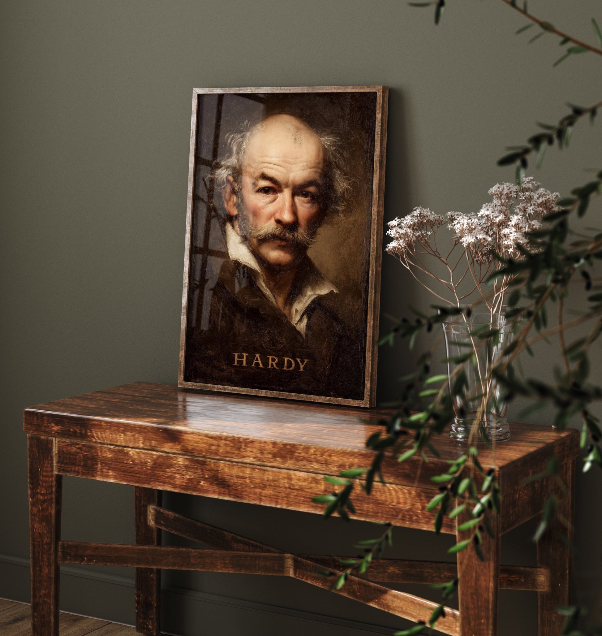 Thomas Hardy Portrait Art Print - Victorian Novelist Poster - Cinematic Portrait Painting - Author 2/3