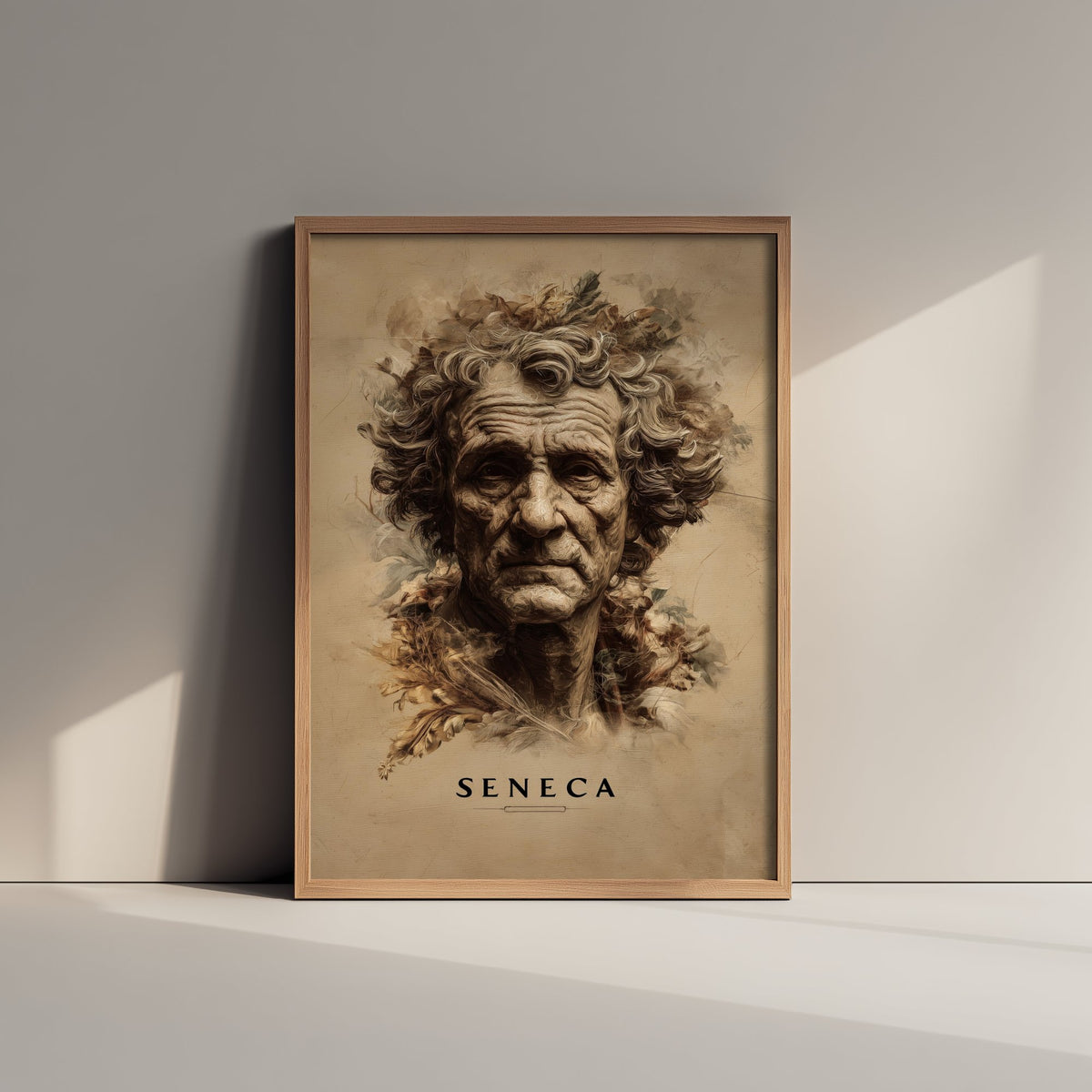 Seneca Portrait Art Print - Stoic Philosopher Poster - Cinematic Portrait Painting - Wisdom 2/3