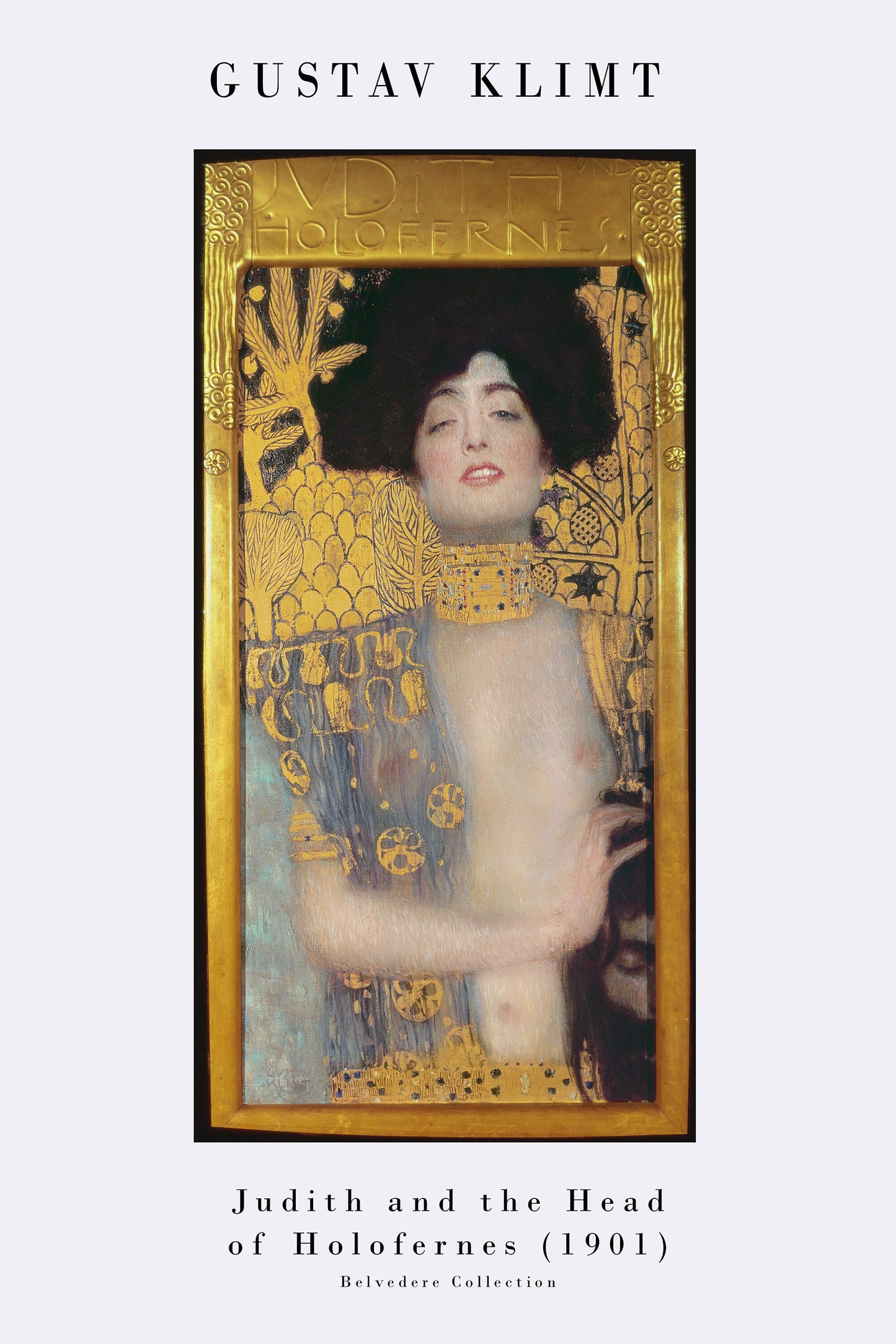 Set of Three Gustav Klimt Prints - 3 Vintage Paintings - Photo Poster Wall Art Gift Giclée Museum Quality Water Serpents Hydra Judith II I