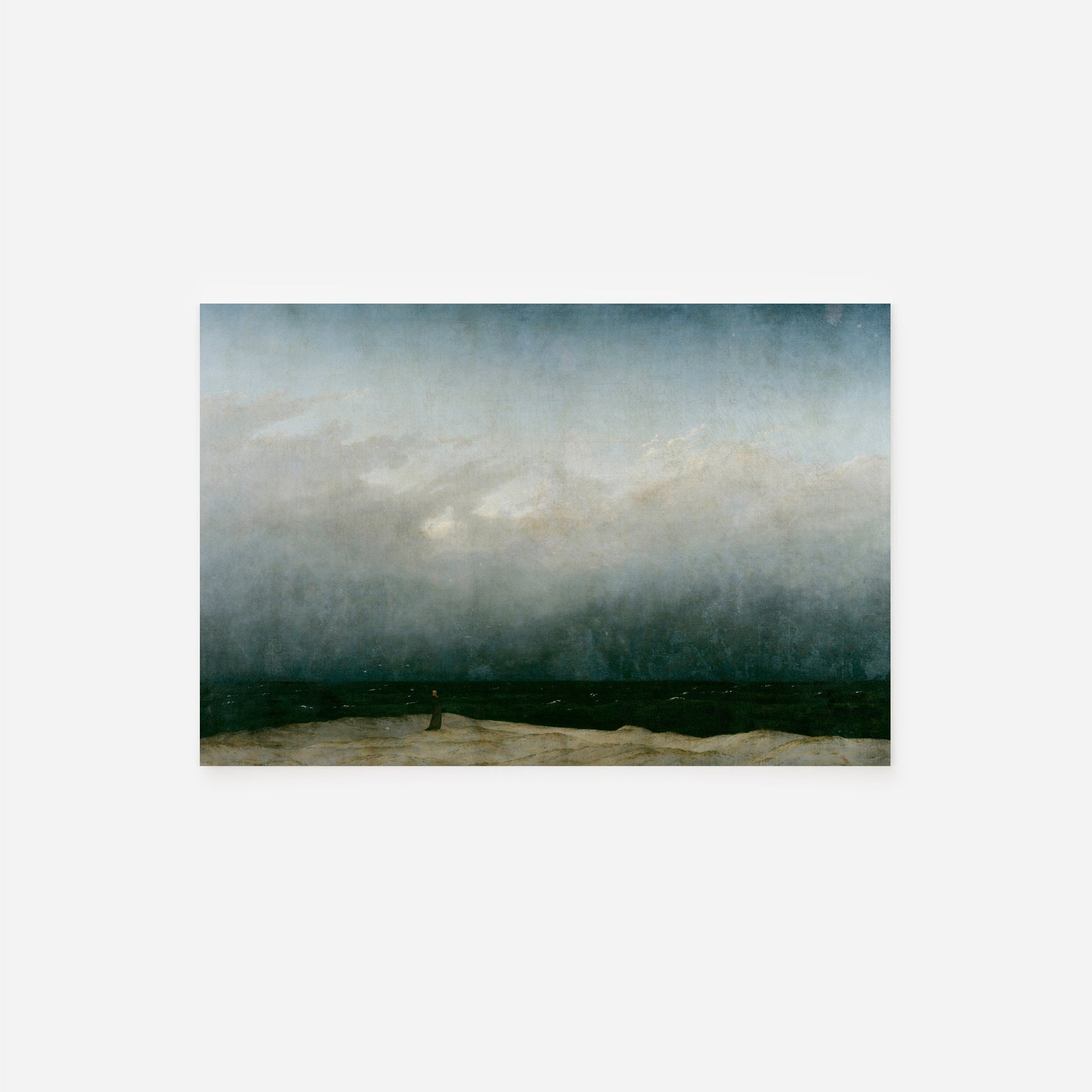 Set of Four Caspar David Friedrich Prints - 4 Classic Paintings - Photo Poster Wall Art Gift Giclée Museum Quality - Cool Tones, Minimalist