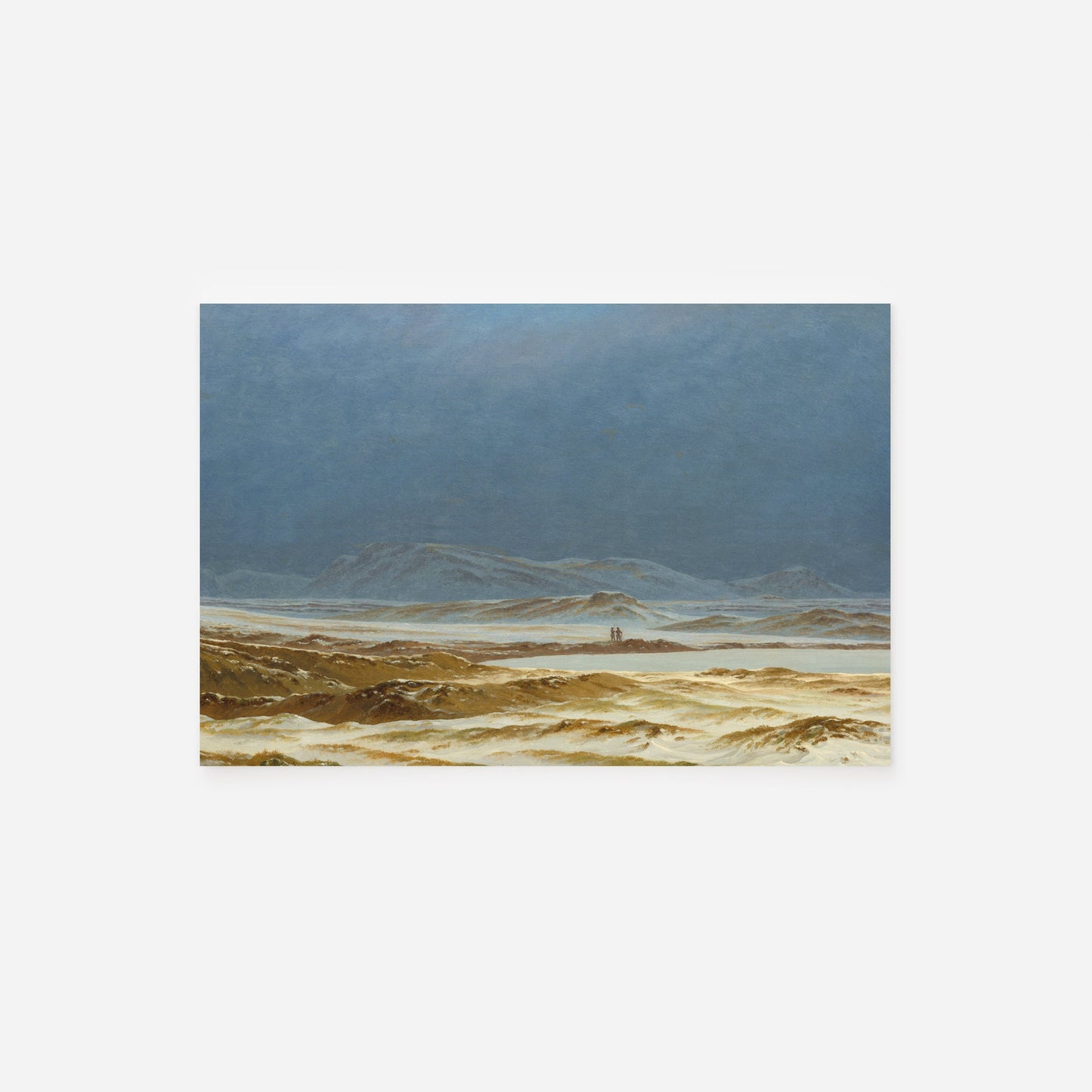 Set of Four Caspar David Friedrich Prints - 4 Classic Paintings - Photo Poster Wall Art Gift Giclée Museum Quality - Cool Tones, Minimalist