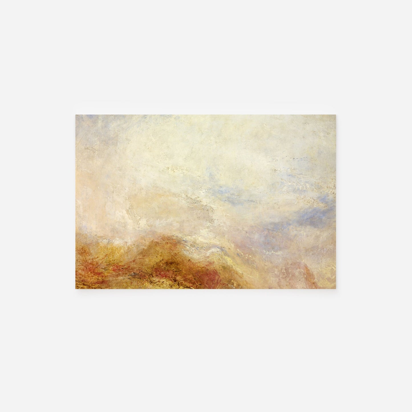 Set of Four William Turner Prints - 4 Classic Paintings - Photo Poster Wall Art Gift Giclée Museum Quality - JMW Sand Tones, Golden, Orange