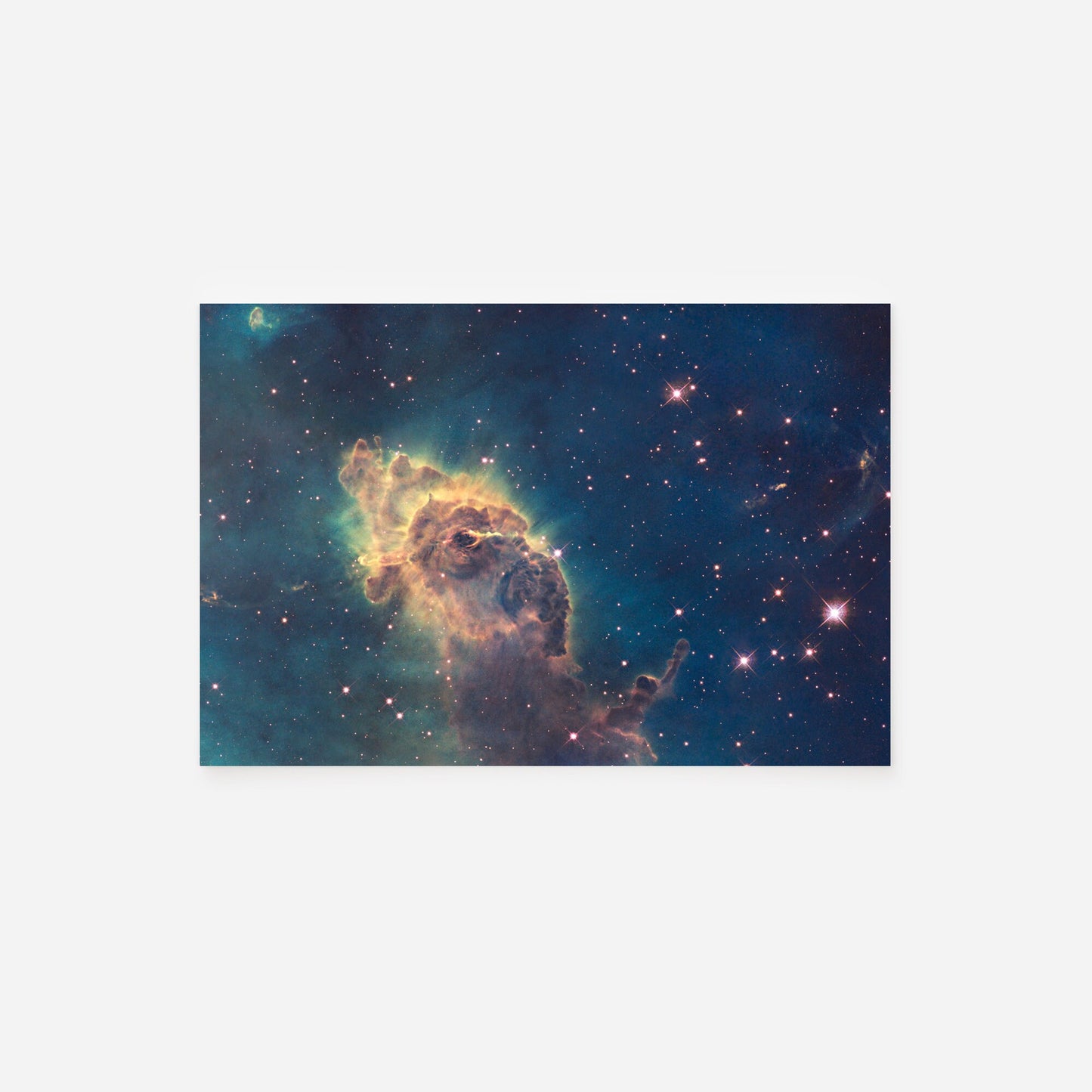 Set of Four Carina Nebula Prints - 4 Classic Photographs - Photo Poster Wall Art Gift Giclée Museum Quality - Astronomy Stars Space Light